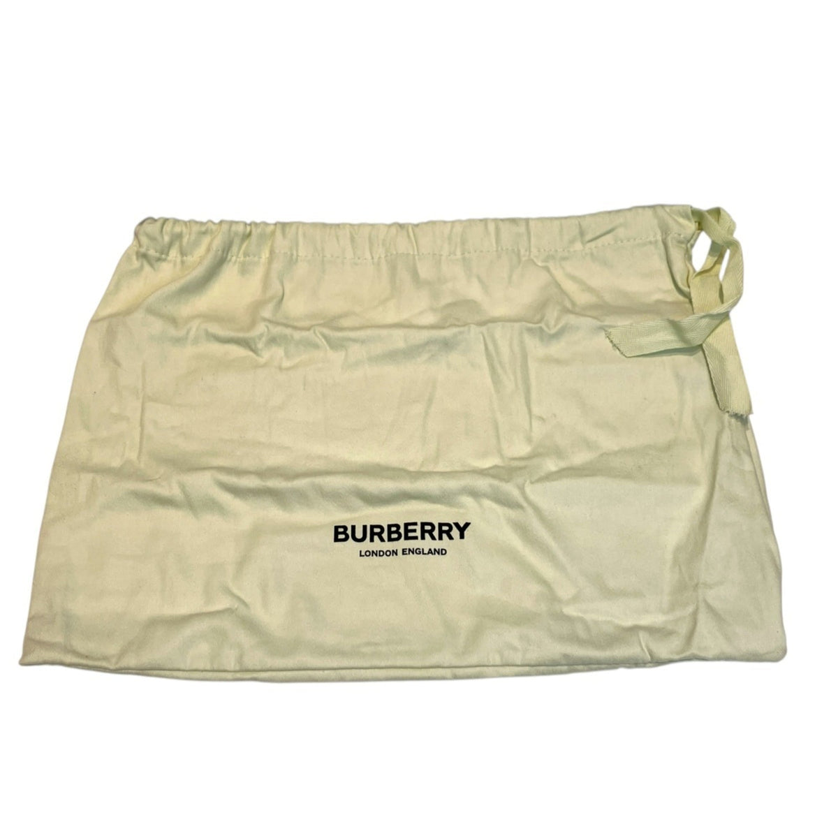 Burberry Ivory Canvas Leather Shoulder Bag (Pre-Owned)