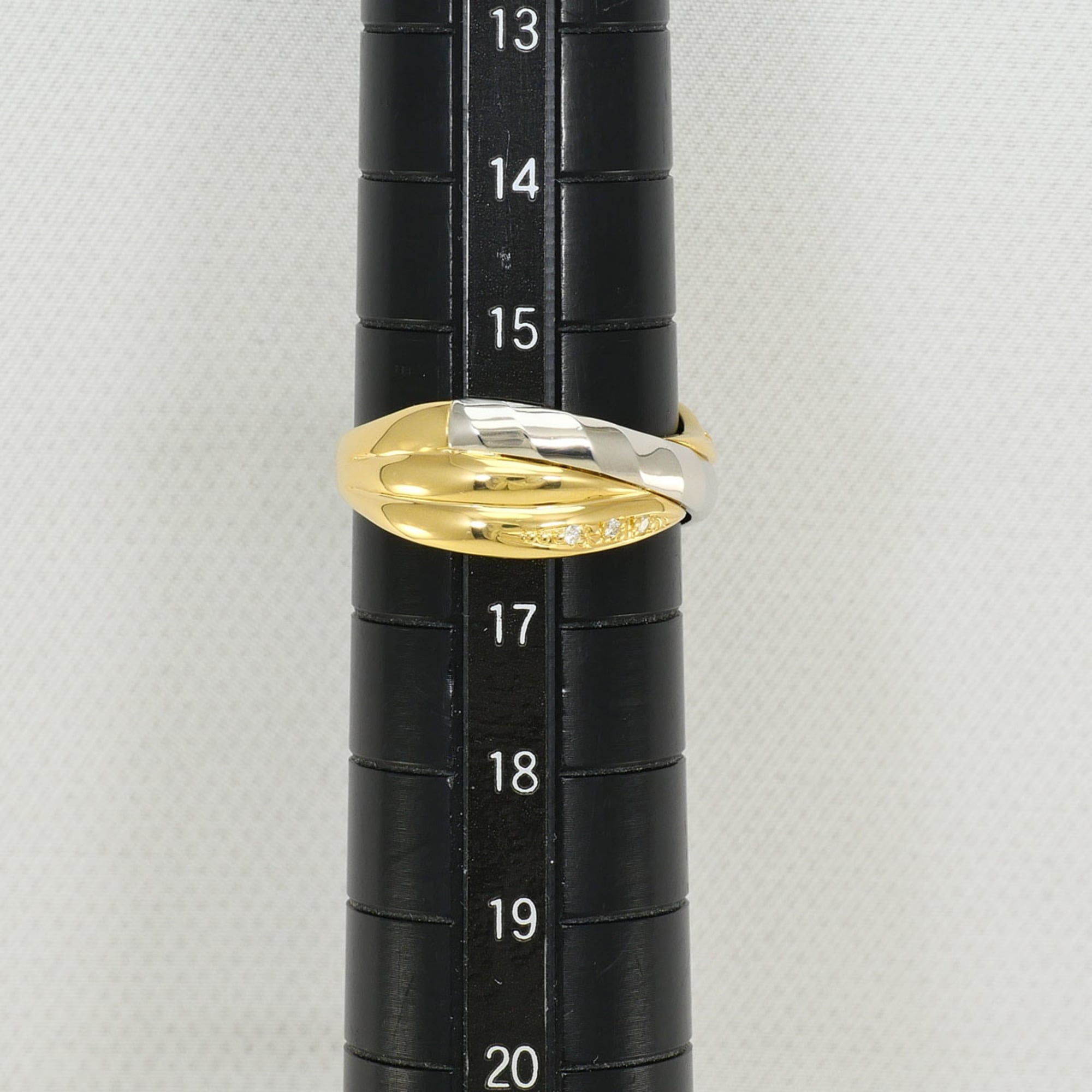 Unbranded Platinum Yellow Gold Yellow Gold (18K) Platinum 900 Band Ring (Pre-Owned)
