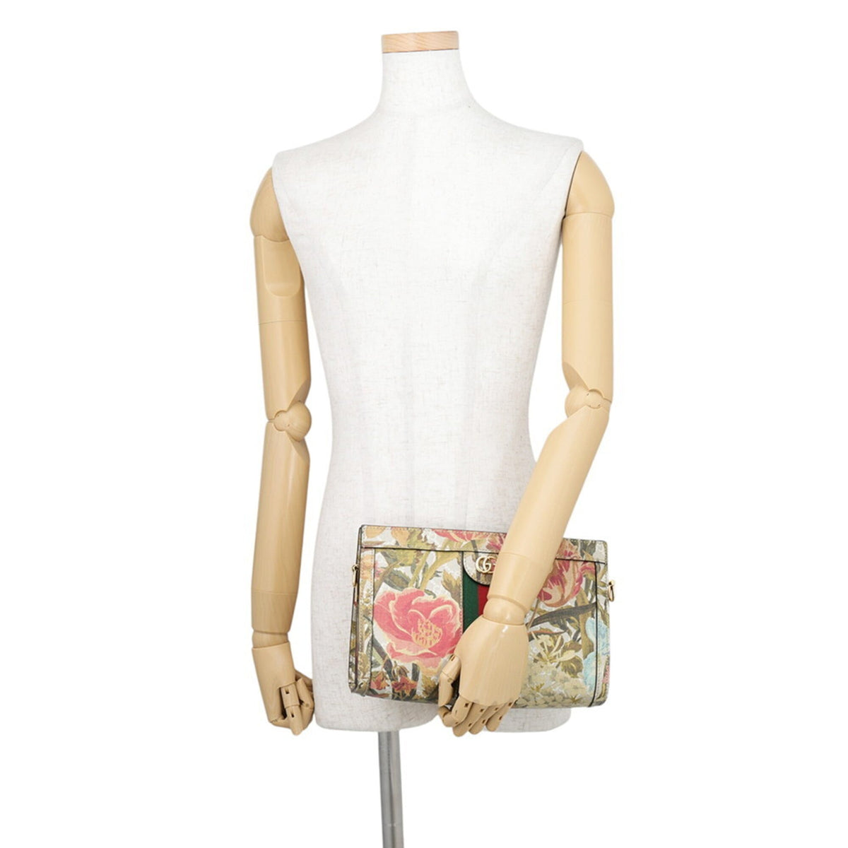 Gucci Flora Multi-Color Canvas Pvc Handbag Shoulder Bag (Pre-Owned)