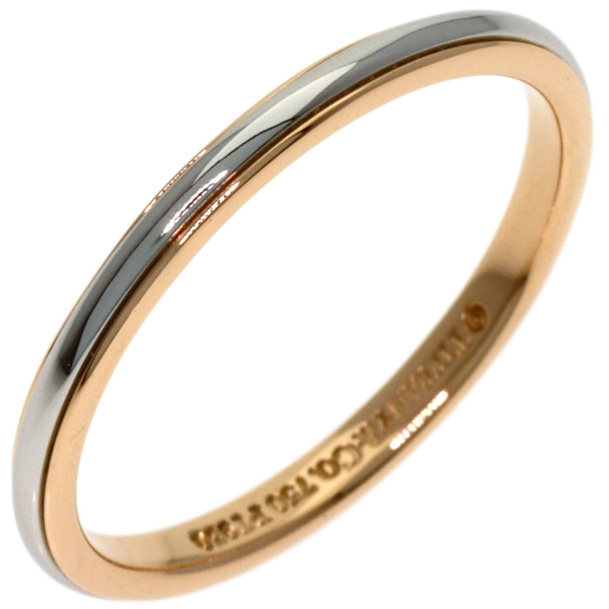 Tiffany Pink Gold (18K) Band Ring (Pre-Owned)