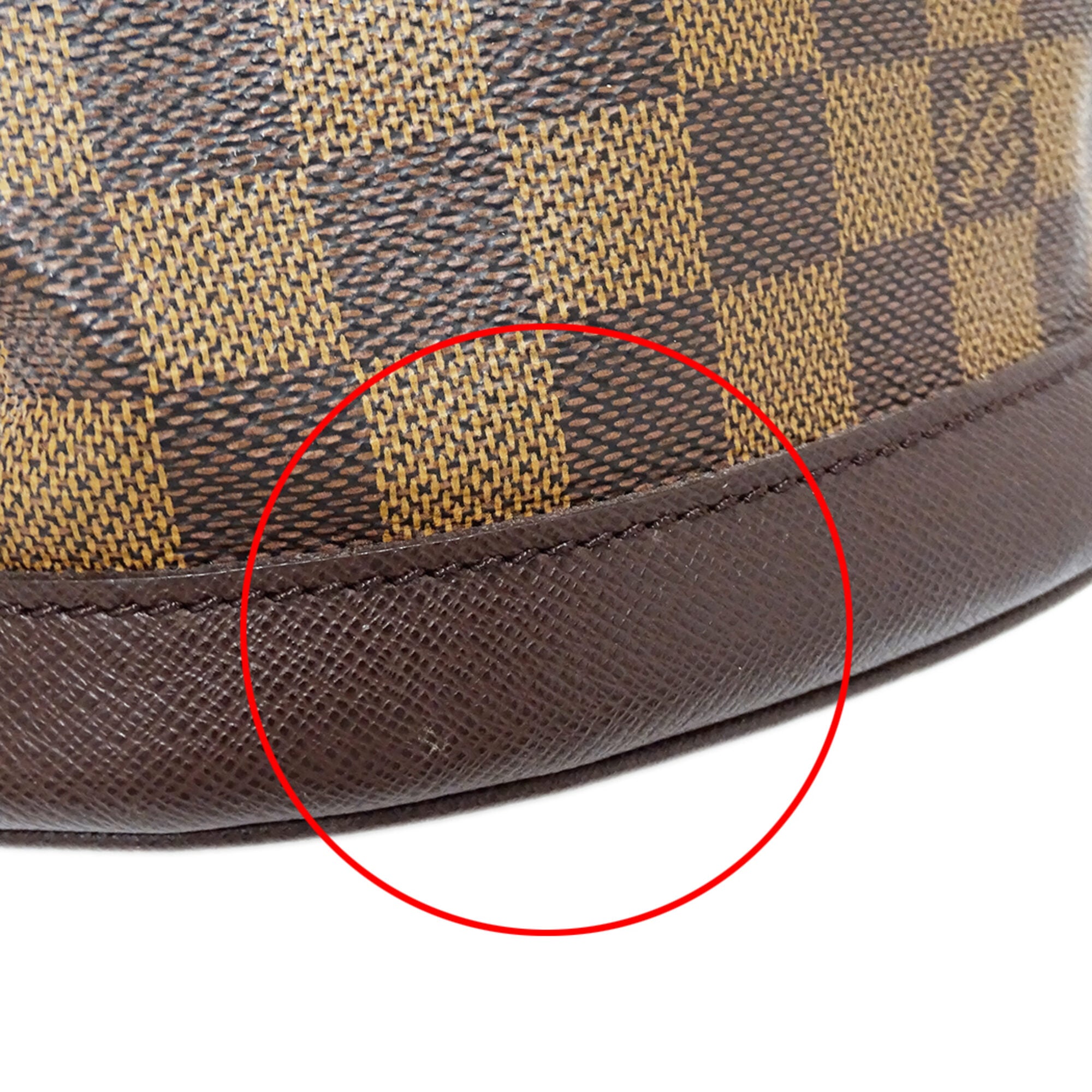Louis Vuitton Brown Damier Canvas Galle Damier Canvas Handbag Tote Bag (Pre-Owned)