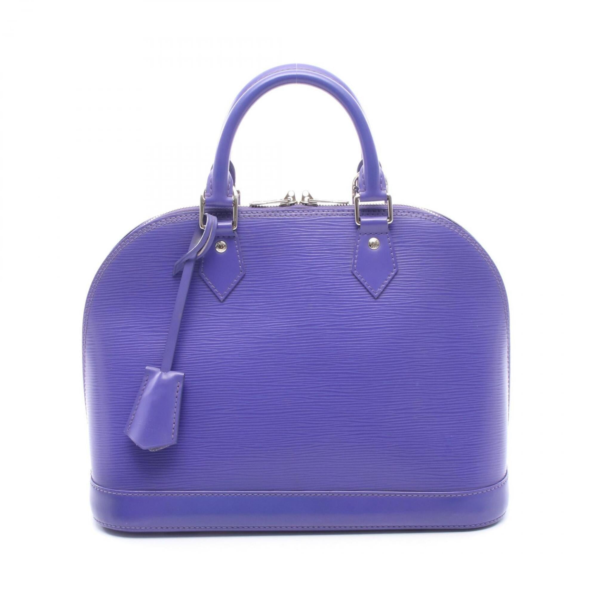 Louis Vuitton Purple Epi Leather Handbag (Pre-Owned)