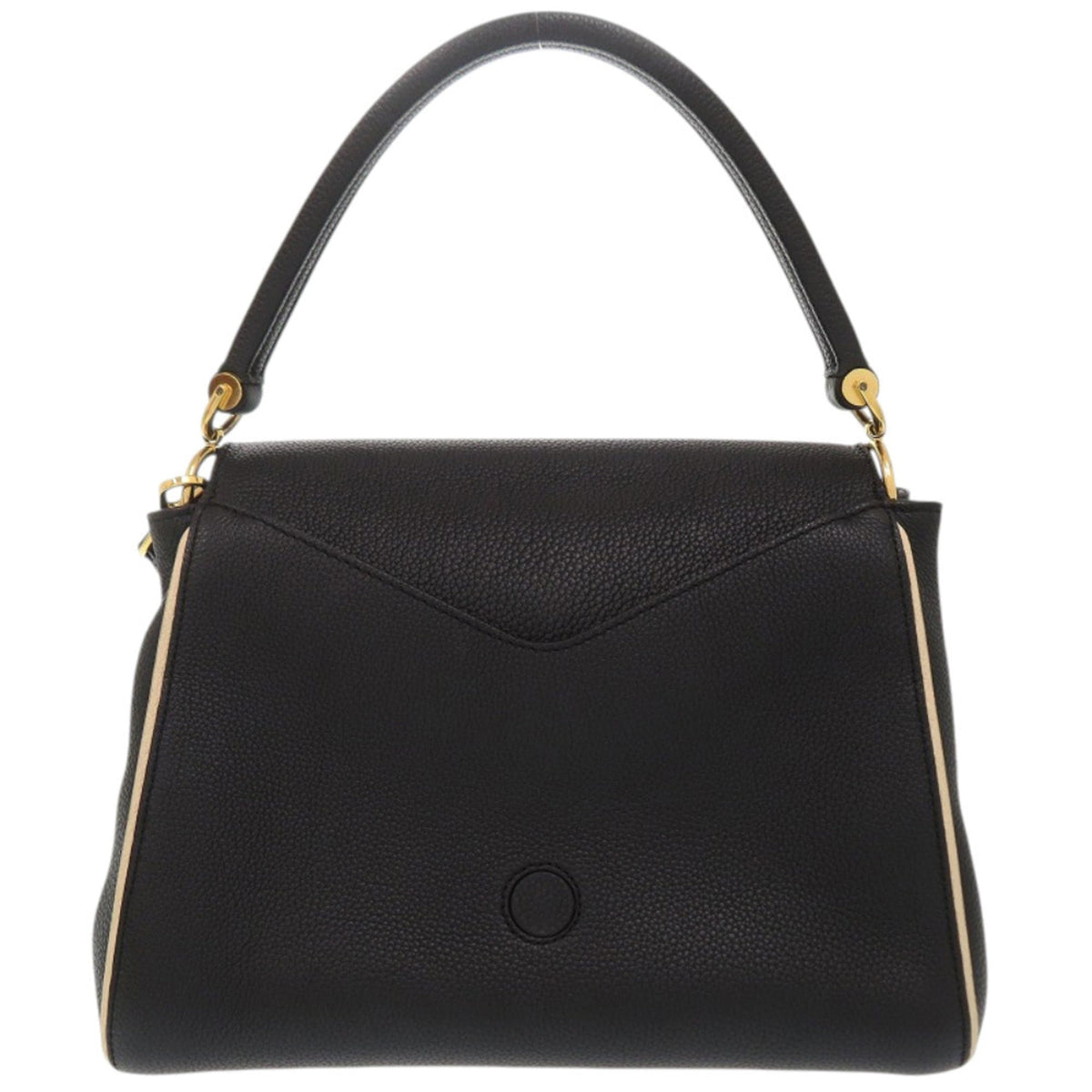 Louis Vuitton Brown Noir Leather Monogram Handbag Shoulder Bag (Pre-Owned)