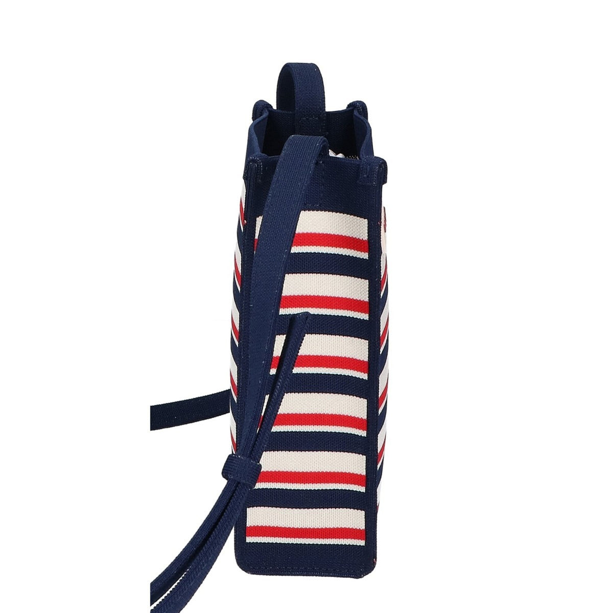 Marni Ivory Navy Red Color Canvas Shoulder Bag (Pre-Owned)