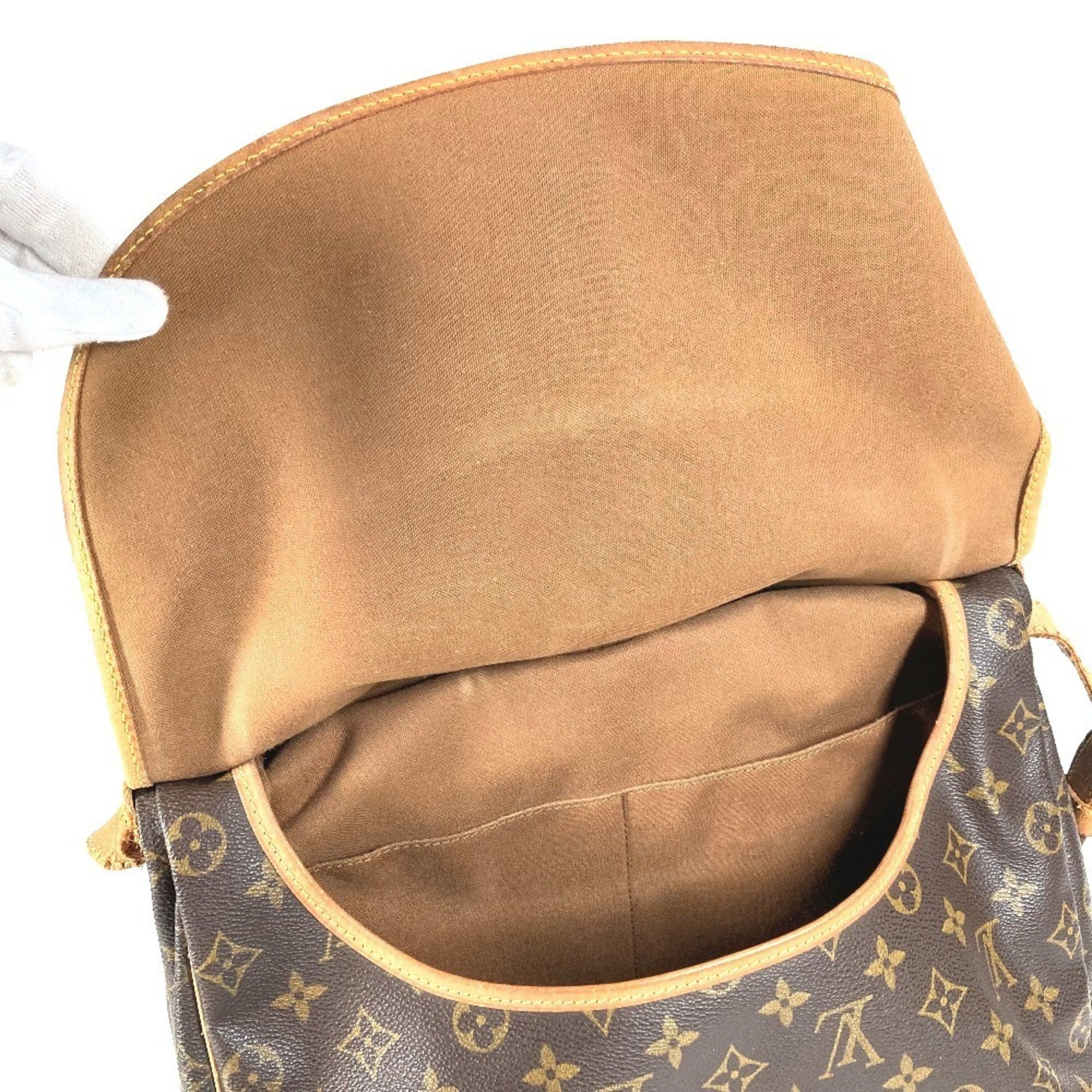 Louis Vuitton Brown Galle Monogram Monogram Handbag Shoulder Bag (Pre-Owned)