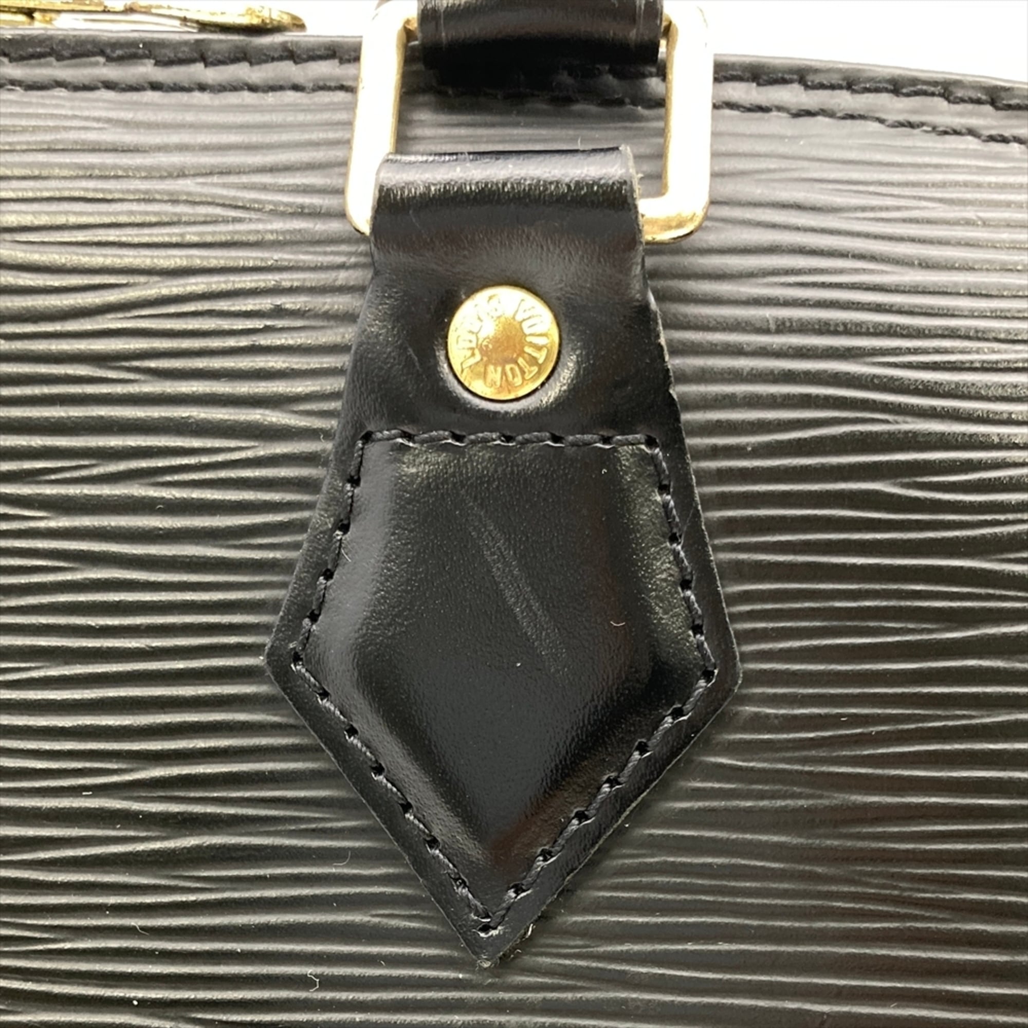 Louis Vuitton Black Noir Epi Leather Handbag (Pre-Owned)