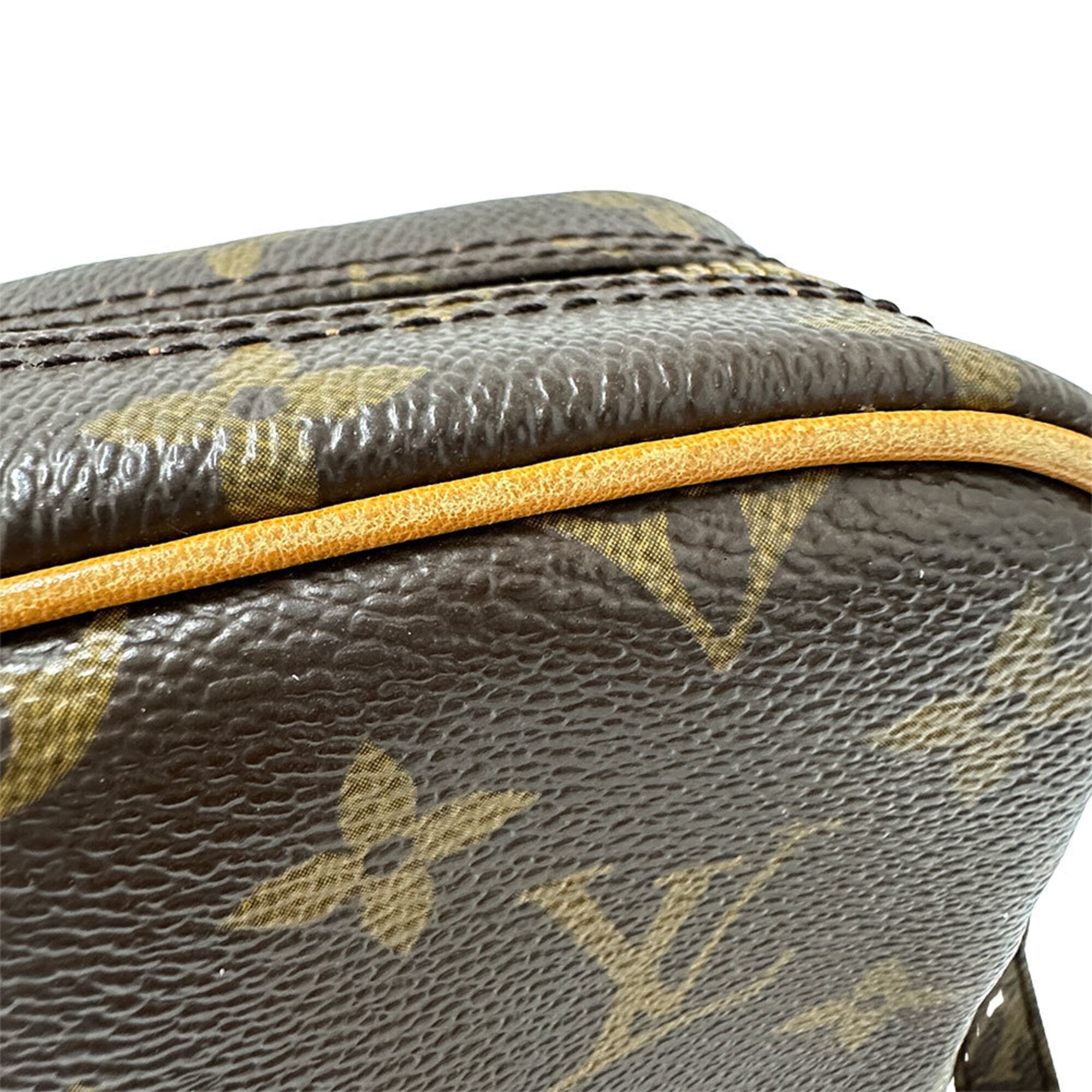 Louis Vuitton Brown Monogram Canvas Shoulder Bag (Pre-Owned)