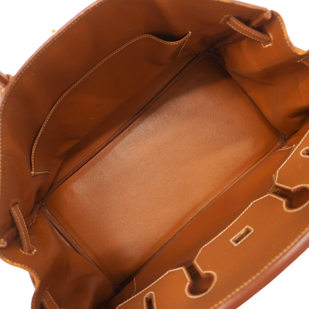 Hermes Gold Courchevel Leather Handbag (Pre-Owned)