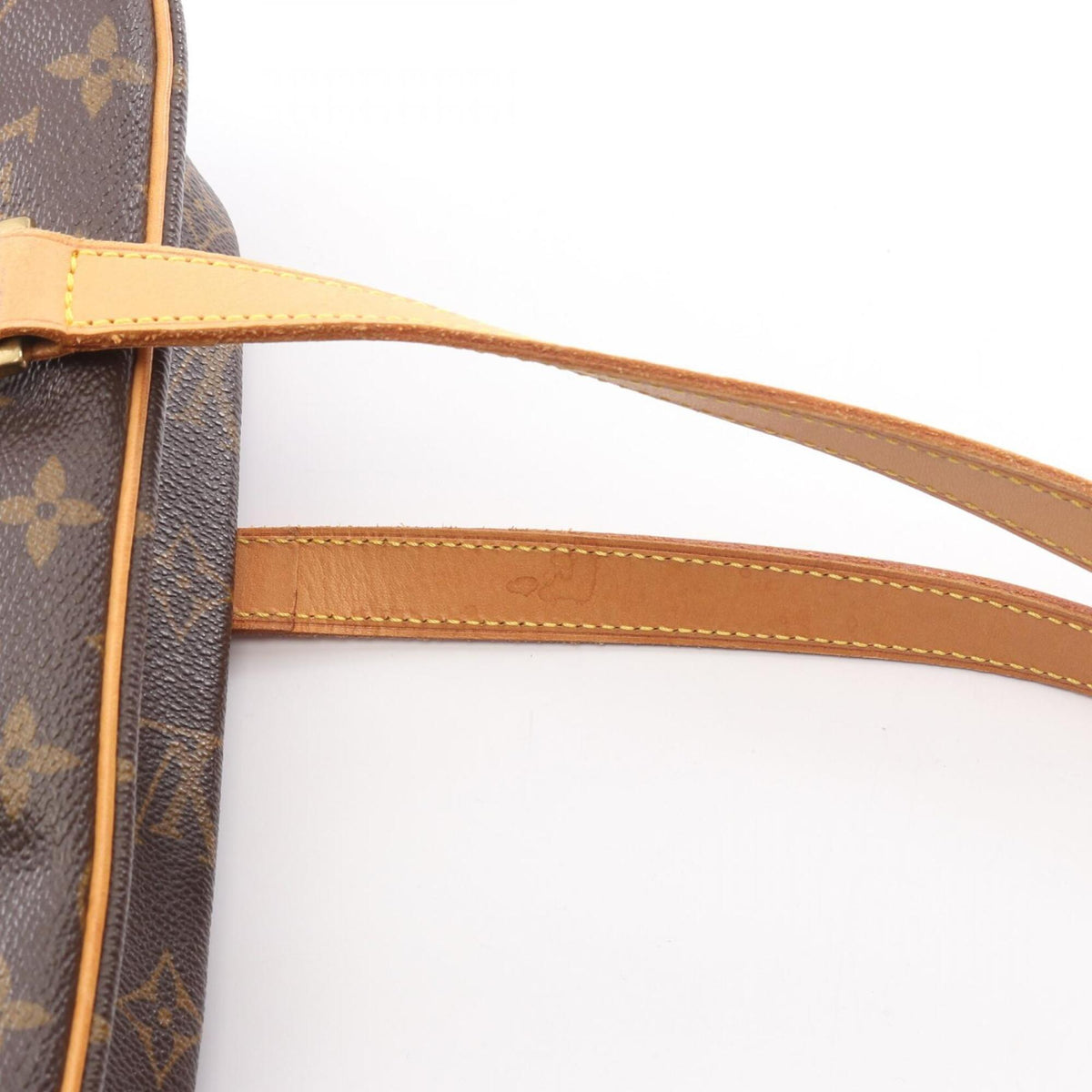 Louis Vuitton Brown Monogram Coated Canvas Handbag Shoulder Bag (Pre-Owned)