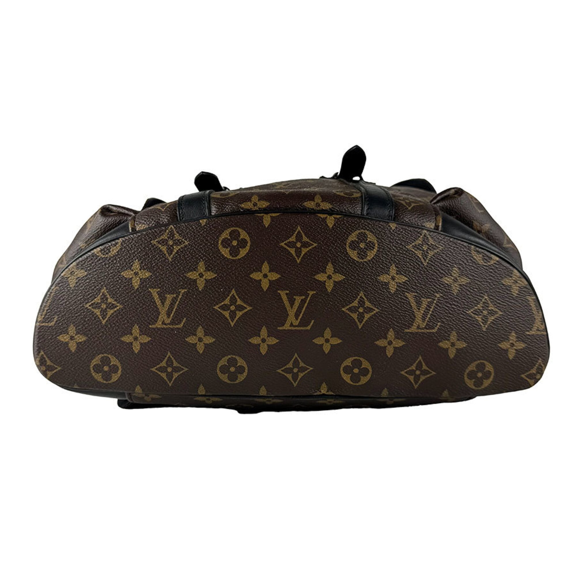 Louis Vuitton Black Brown Monogram Macassar Backpack (Pre-Owned)
