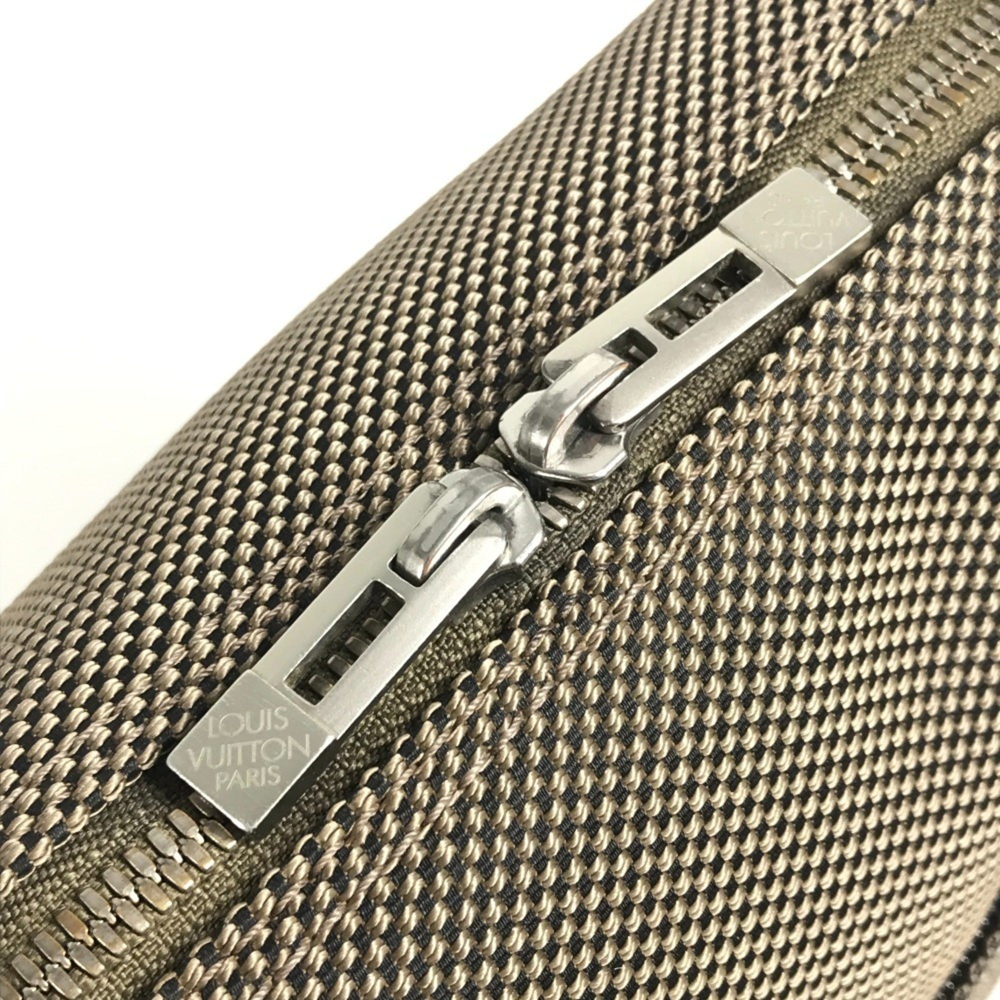 Louis Vuitton Earth Khaki Damier Geant Pochette Shoulder Bag Sling Bag (Pre-Owned)