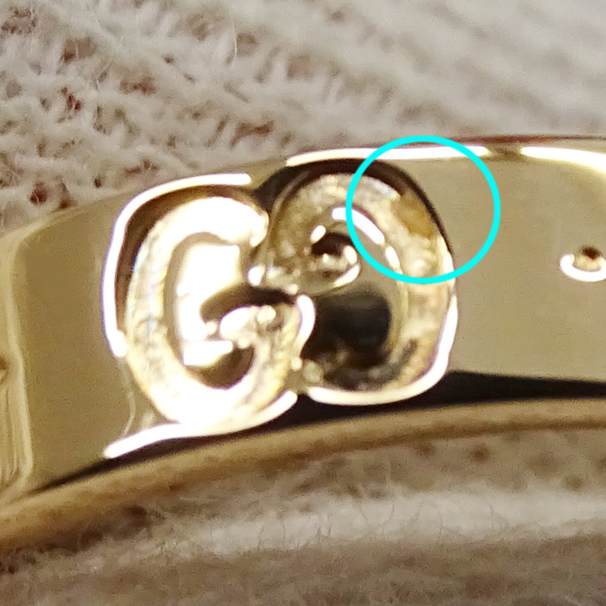 Gucci Icon Pink Gold Pink Gold (18K) Band Ring (Pre-Owned)