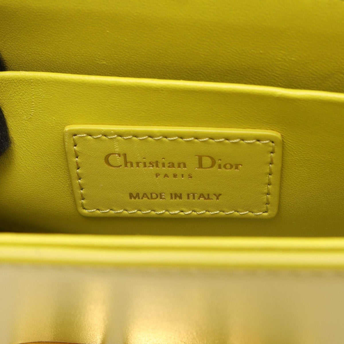 Christian Dior Green Green Leather Shoulder Bag (Pre-Owned)