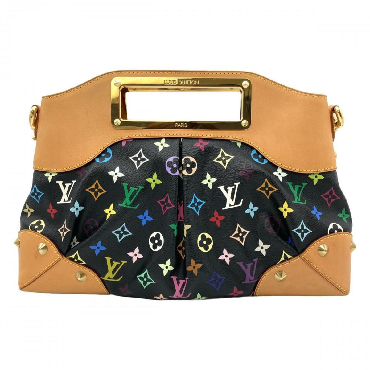 Louis Vuitton Monogram Multicolore Black Coated Canvas Handbag (Pre-Owned)