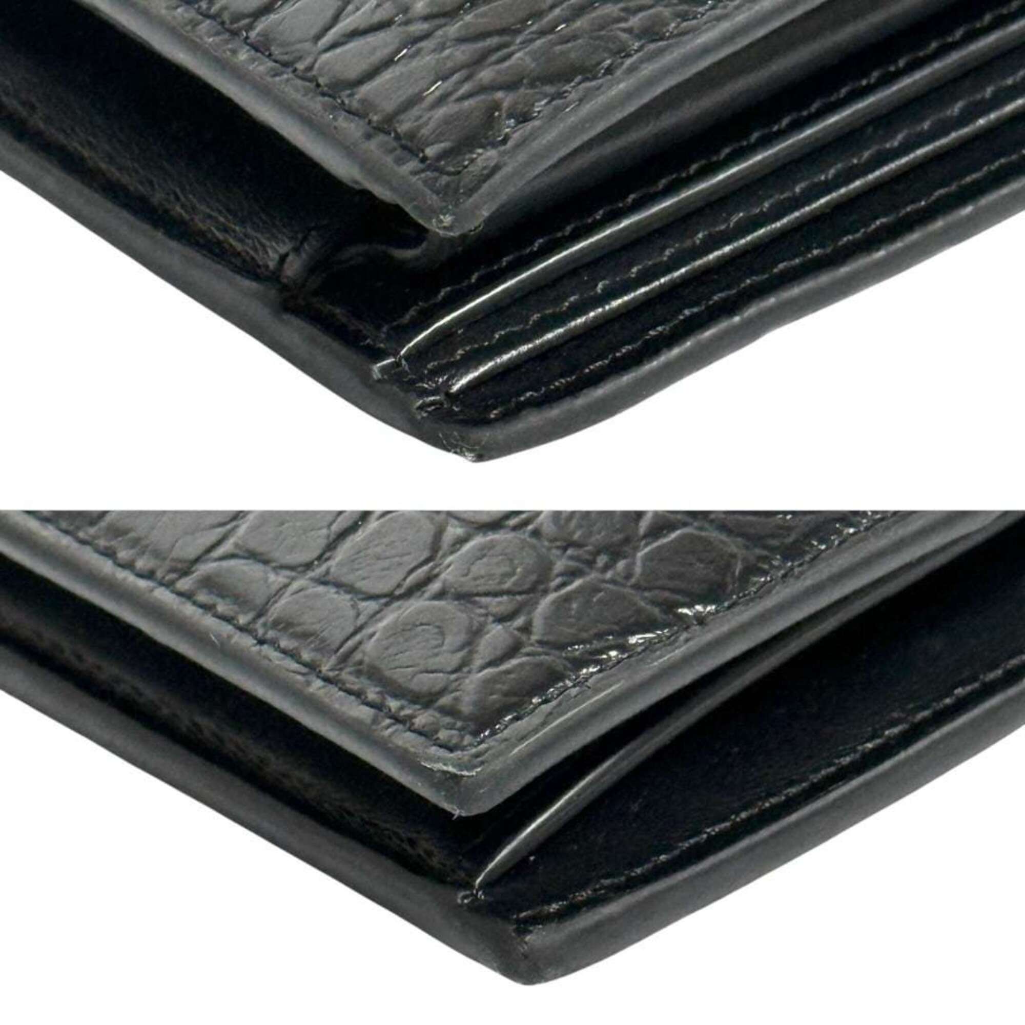 Celine Black Leather Wallet (Bi-Fold) (Pre-Owned)