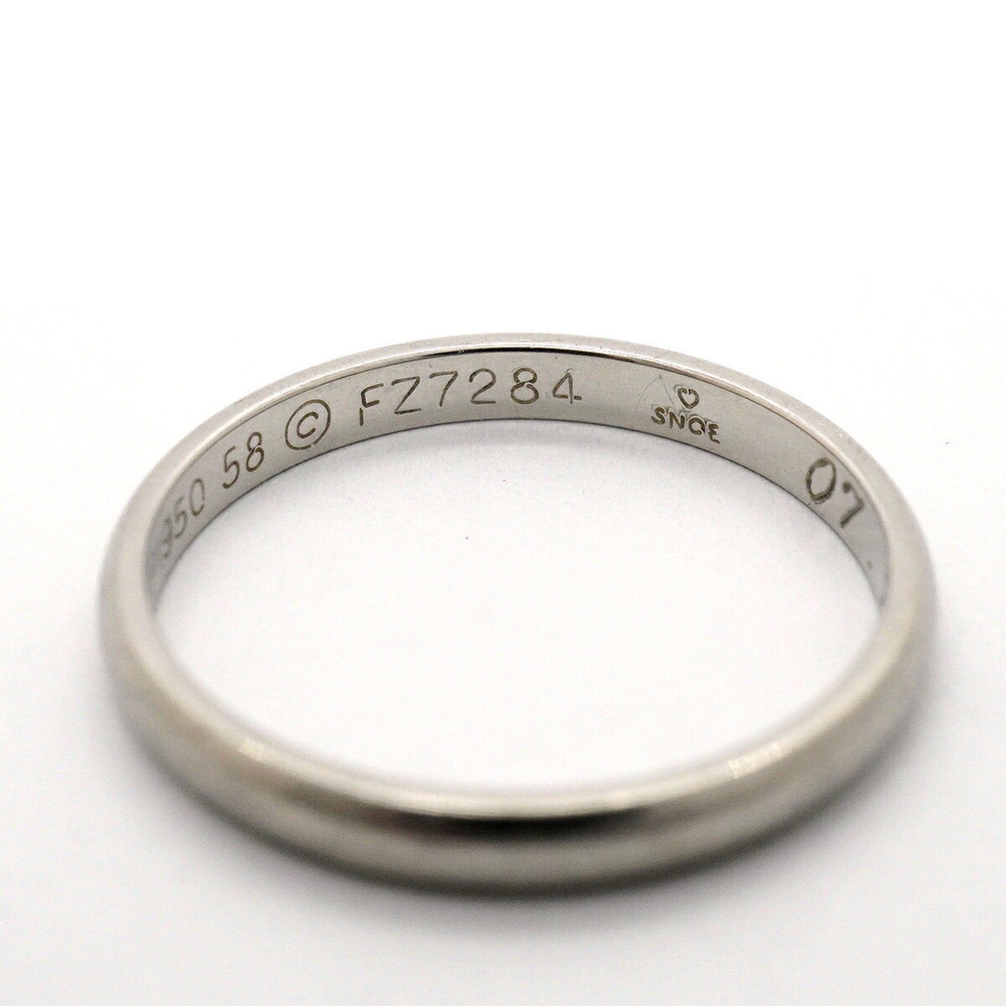Cartier Platinum 950 Band Ring (Pre-Owned)