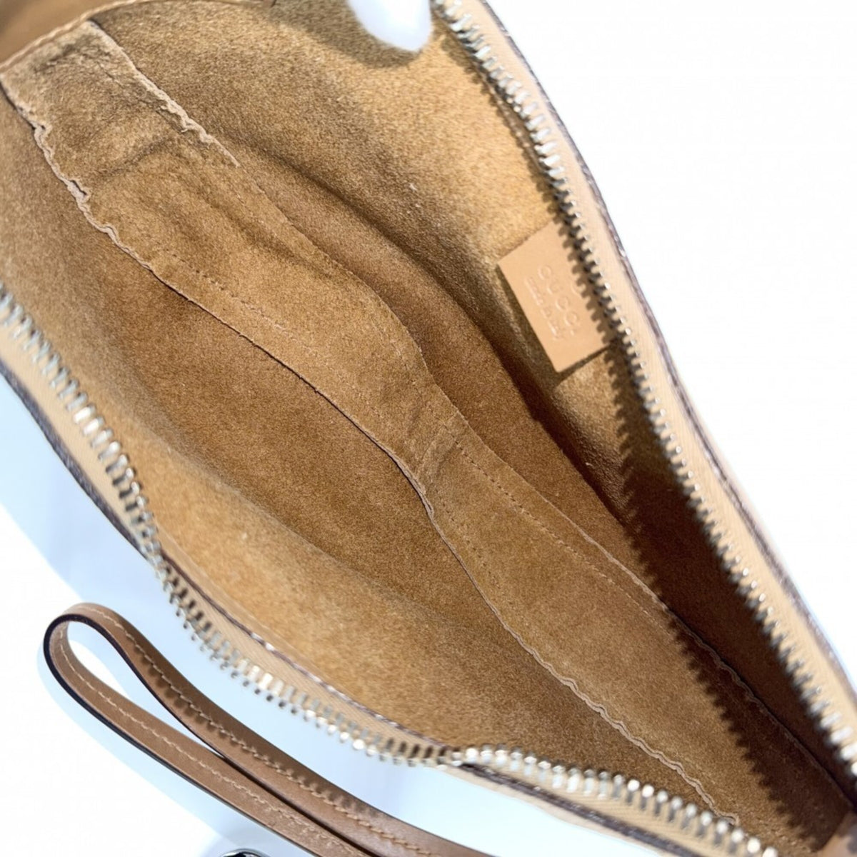 Gucci Brown Gg Supreme Leather Handbag (Pre-Owned)