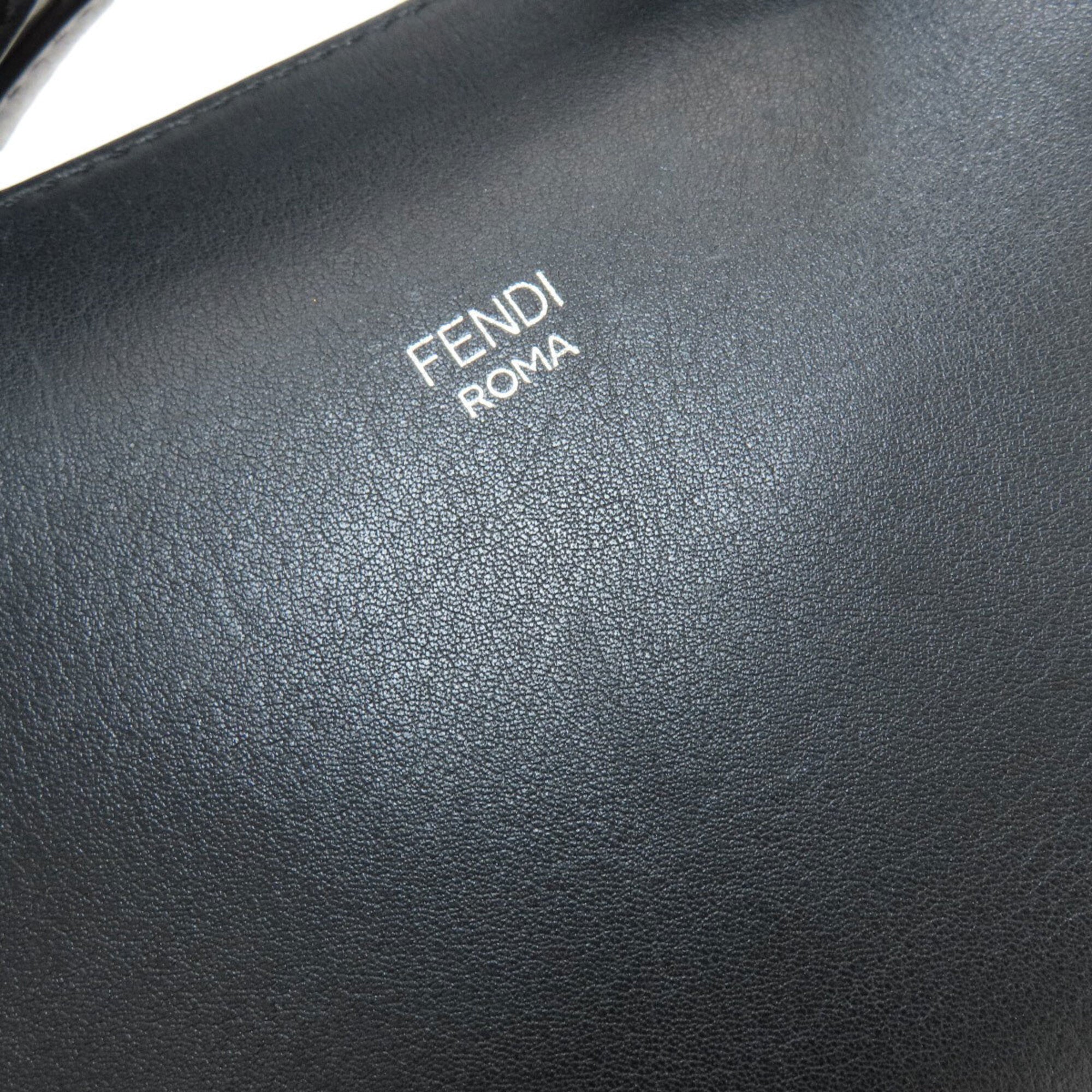 Fendi Black Brown Handbag (Pre-Owned)