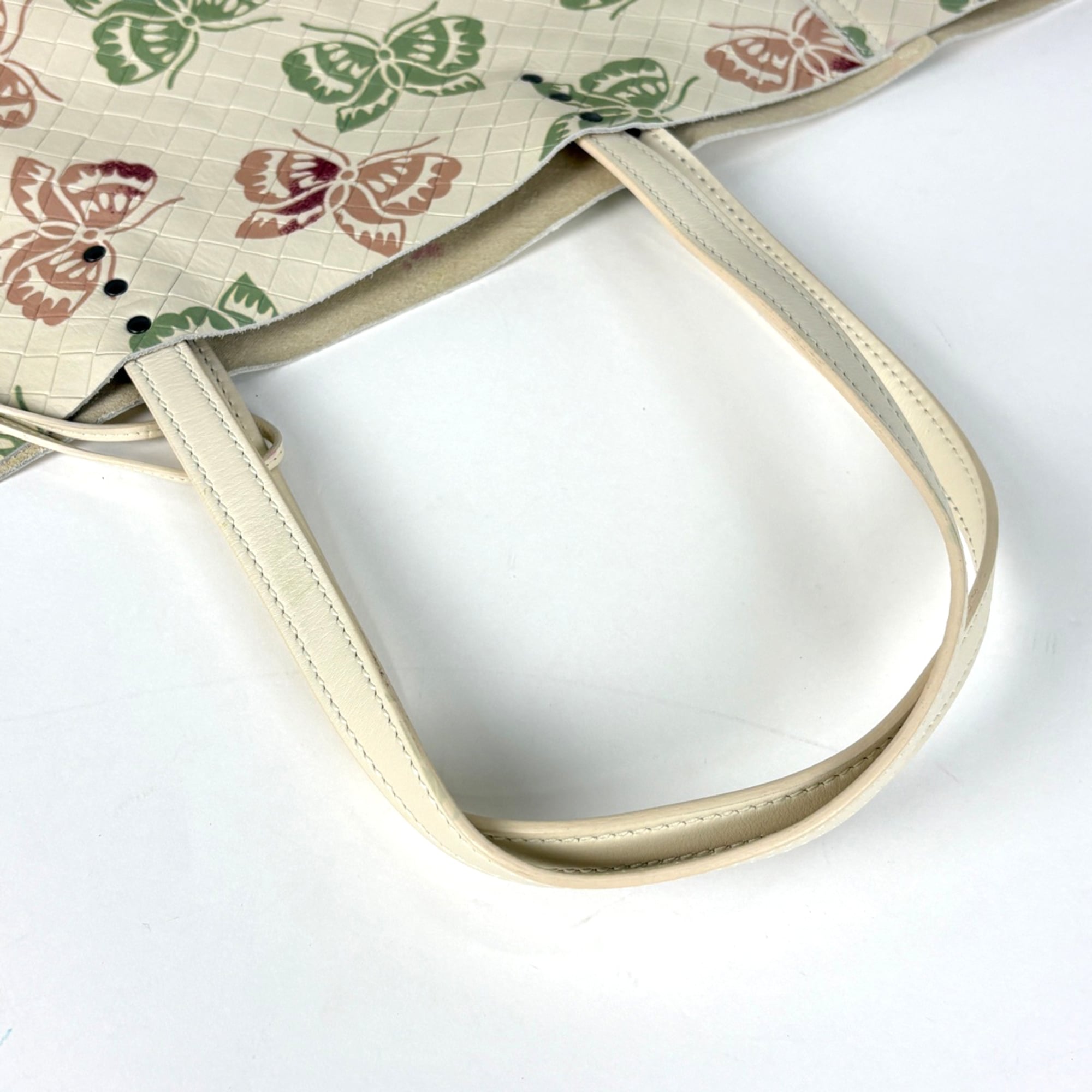 Bottega Veneta Beige Leather Tote Bag (Pre-Owned)