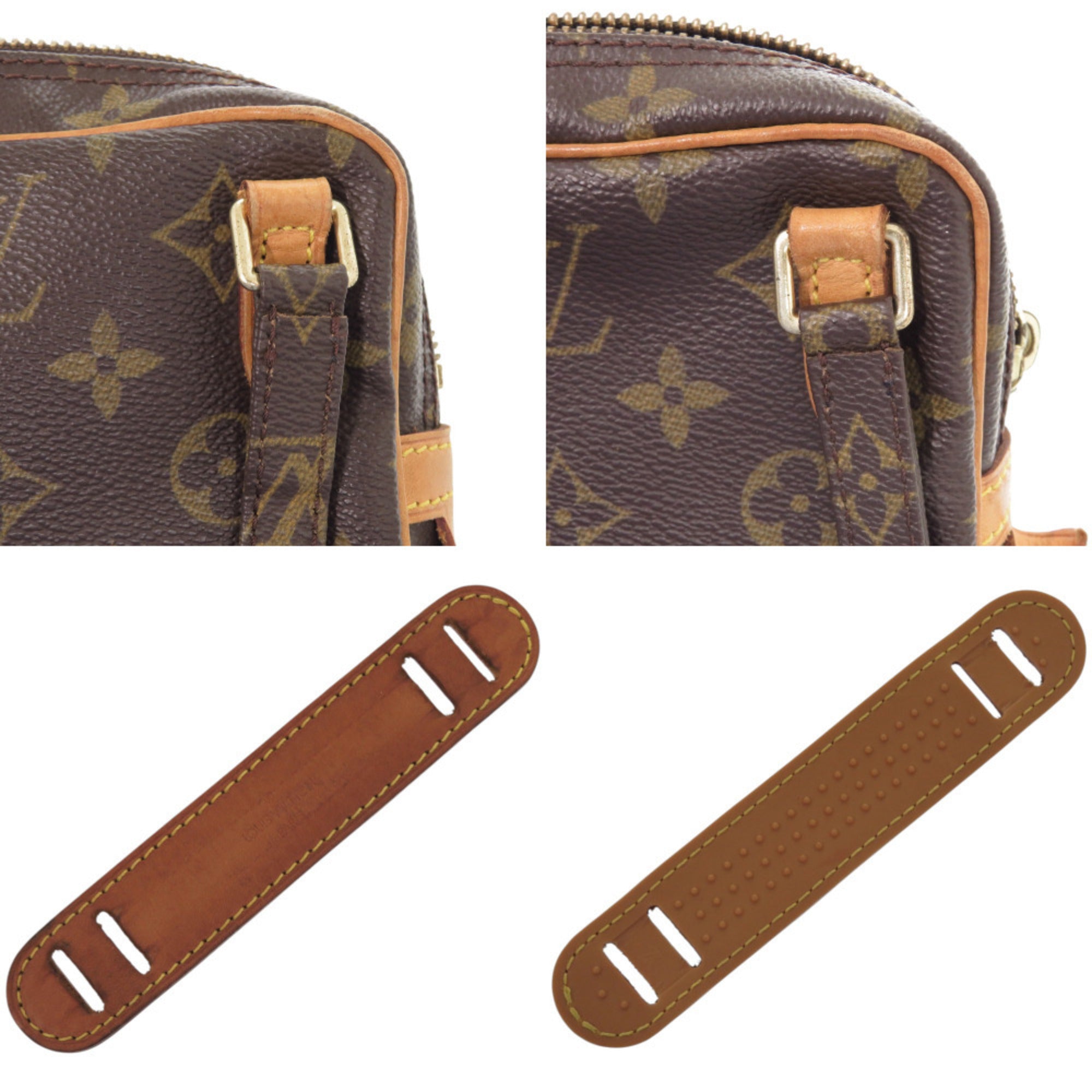 Louis Vuitton Brown Monogram Canvas Shoulder Bag (Pre-Owned)