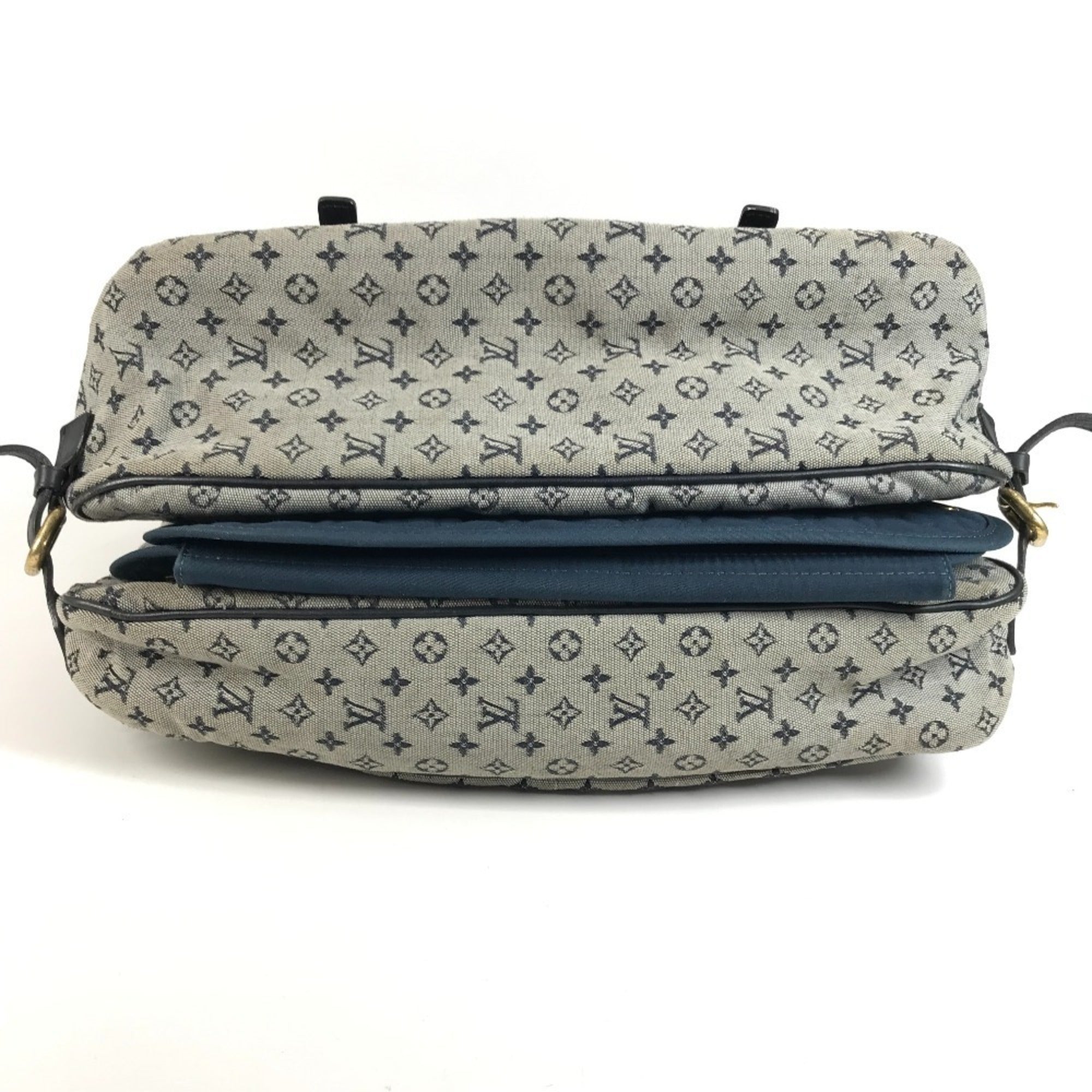 Louis Vuitton Navy Monogram Mini Messenger Bag Shoulder Bag (Pre-Owned)