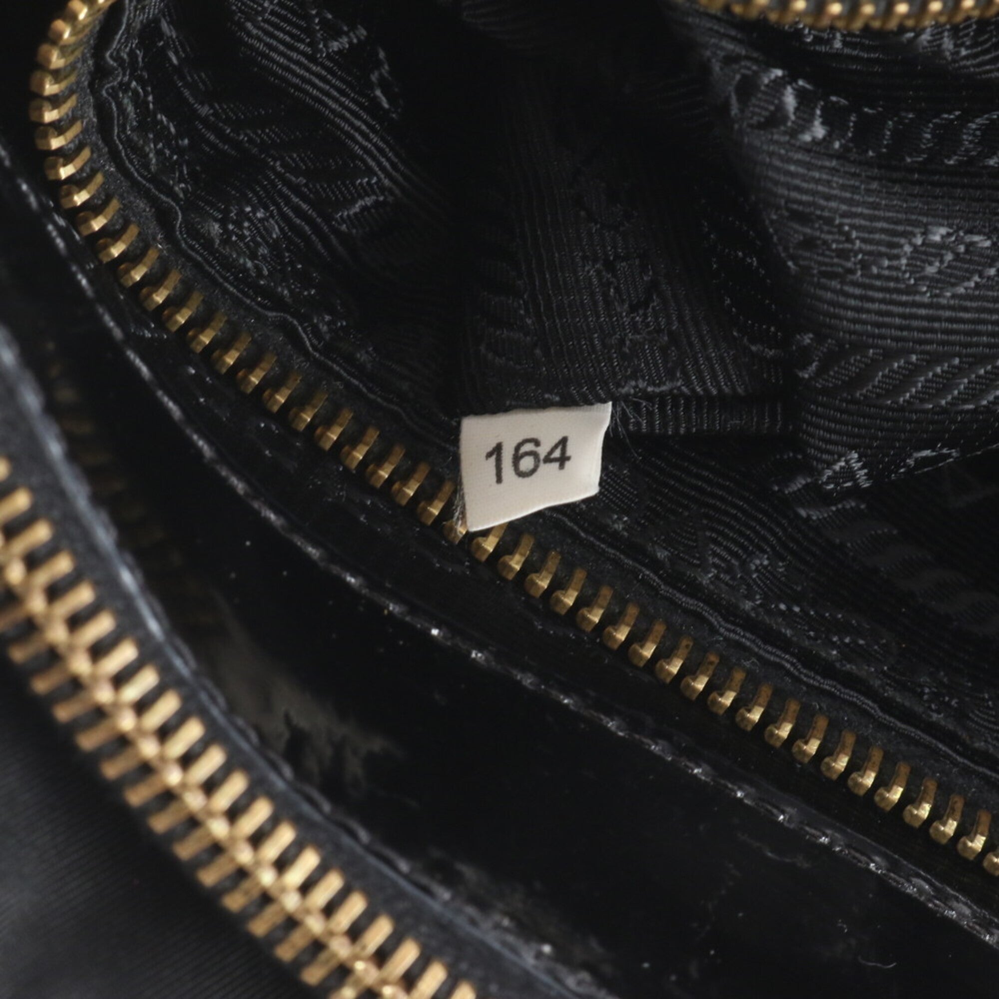 Prada Black Nylon Leather Handbag Shoulder Bag Tote Bag (Pre-Owned)