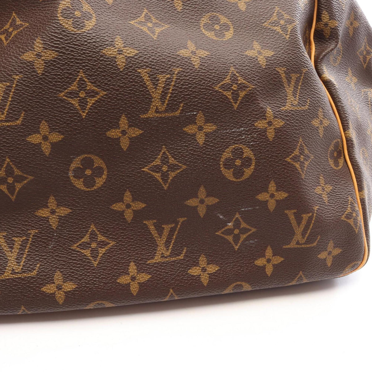 Louis Vuitton Brown Monogram Monogram Leather Boston Bag Handbag (Pre-Owned)