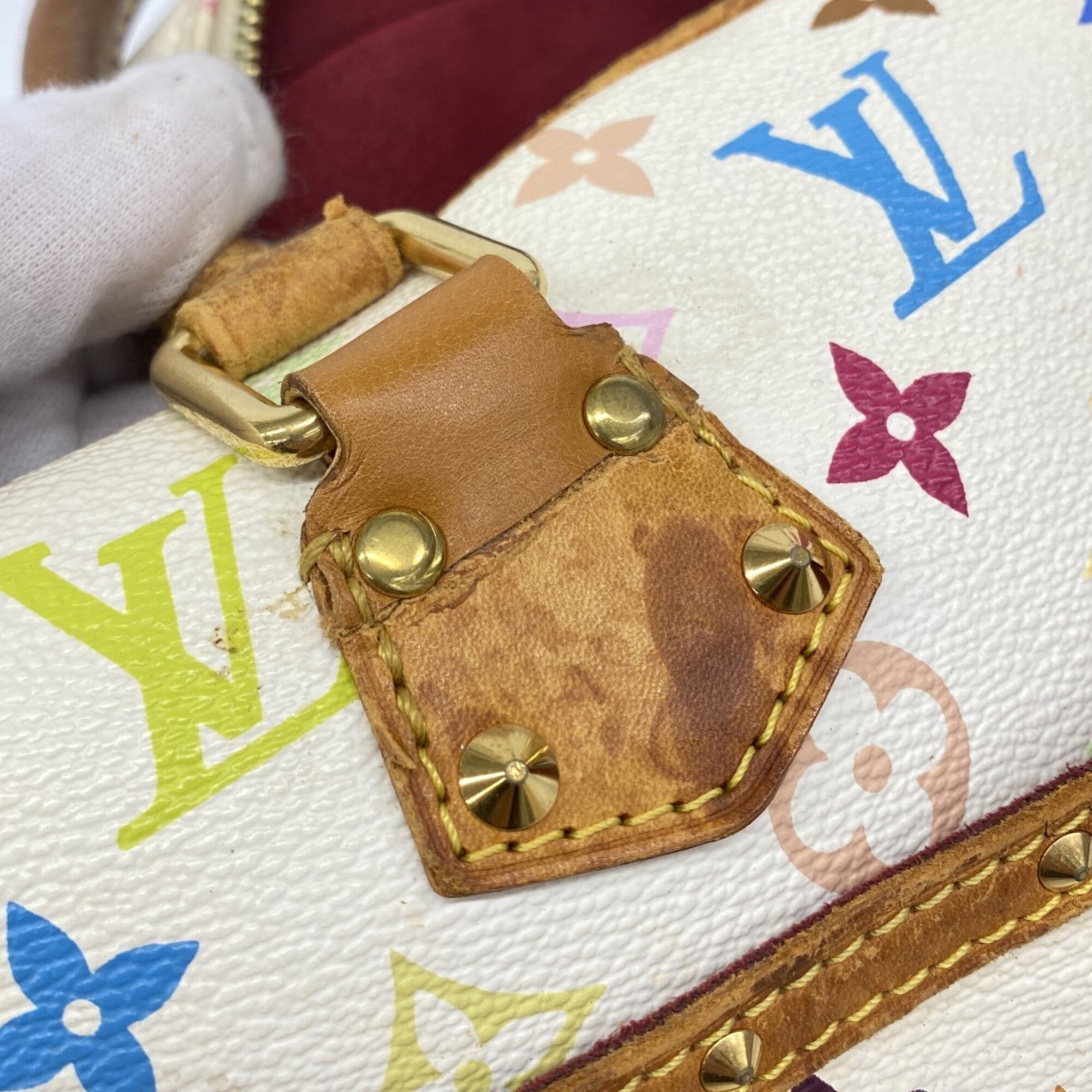 Louis Vuitton Blanc Handbag (Pre-Owned)