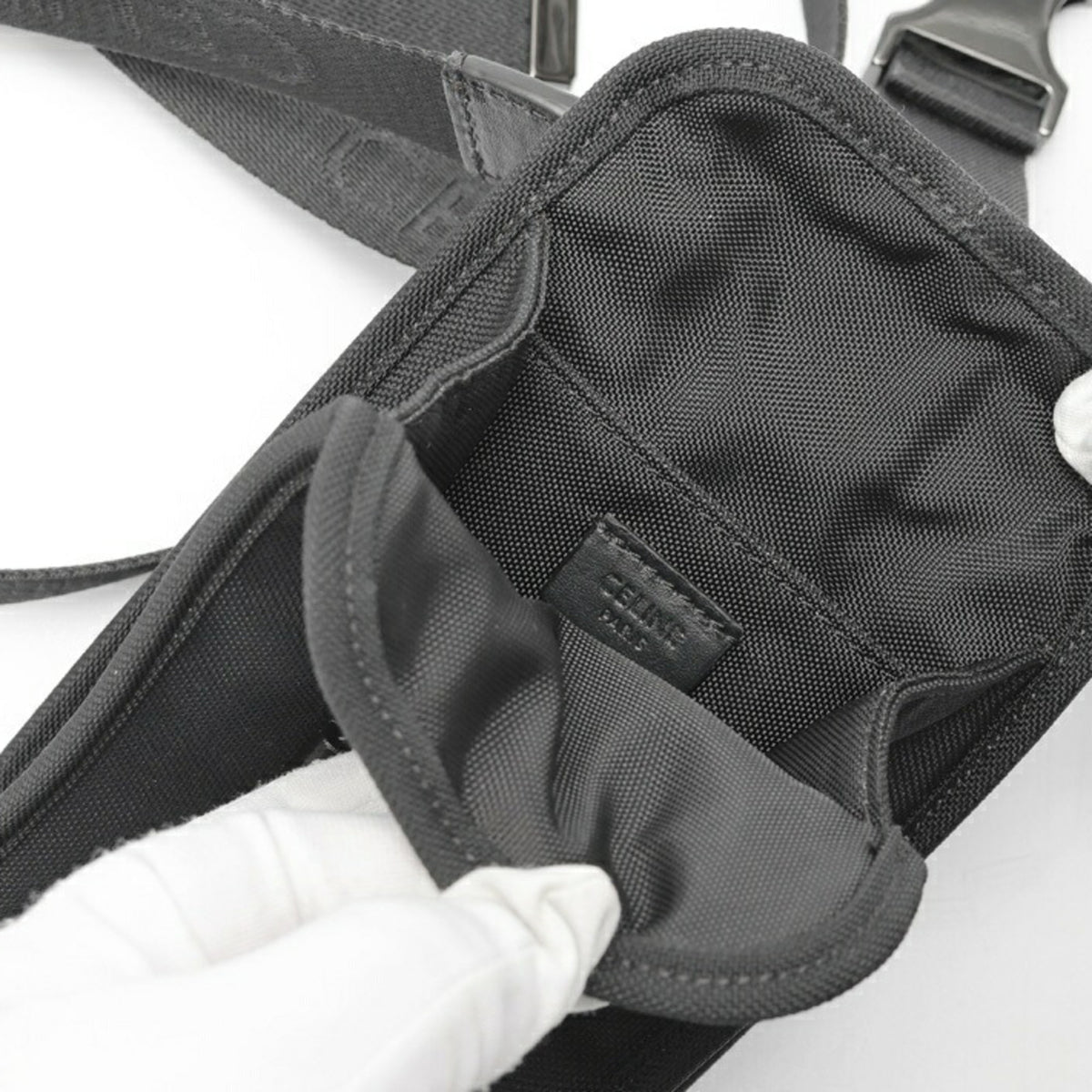 Celine Black Nylon Pouch (Pre-Owned)
