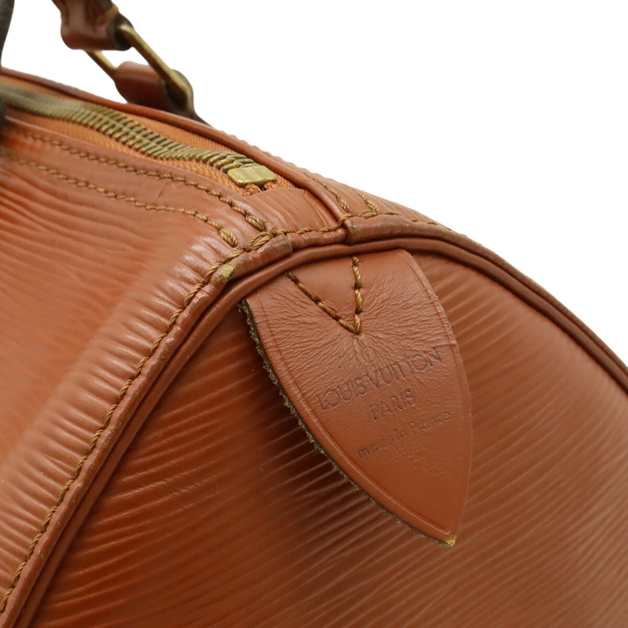 Louis Vuitton Epi Kenyan Brown Epi Leather Handbag (Pre-Owned)