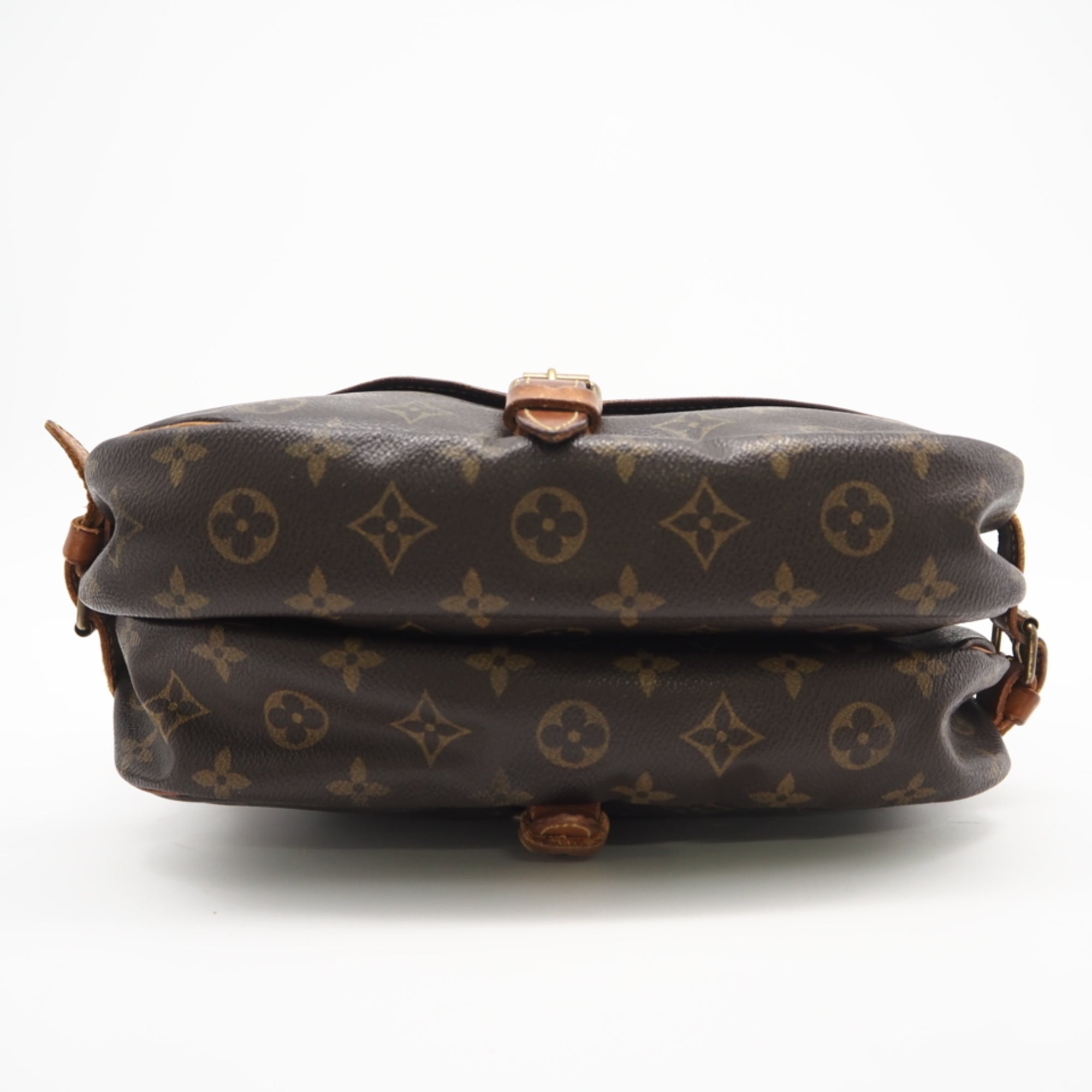 Louis Vuitton Monogram Brown Coated Canvas Leather Shoulder Bag (Pre-Owned)