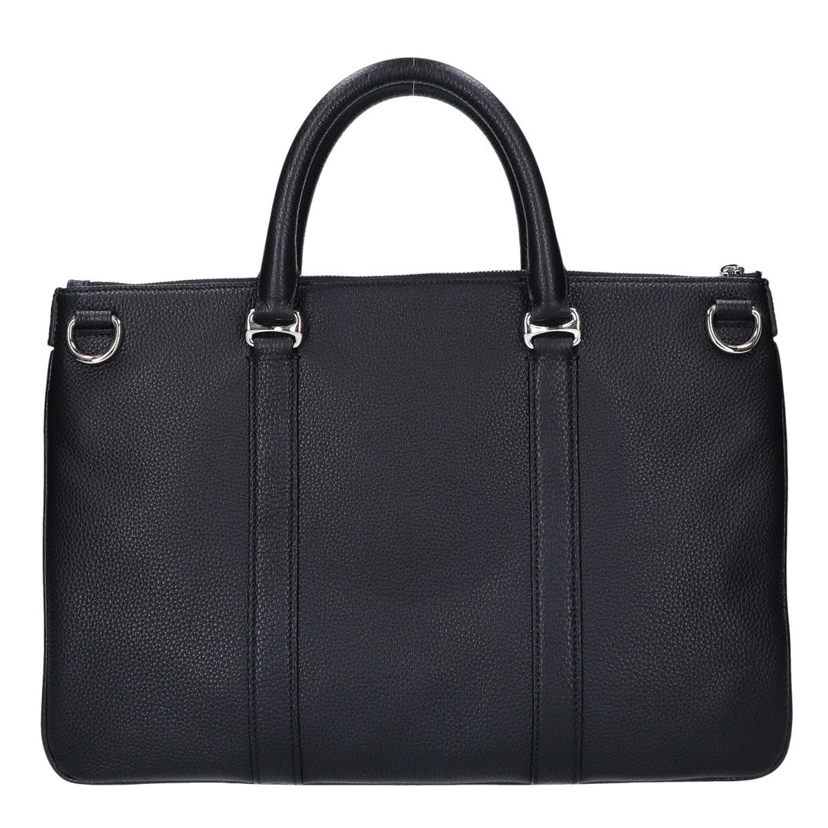 Bally Black Leather Briefcase (Pre-Owned)