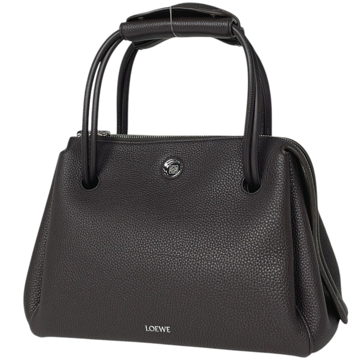 Loewe Dark Brown Leather Handbag (Pre-Owned)