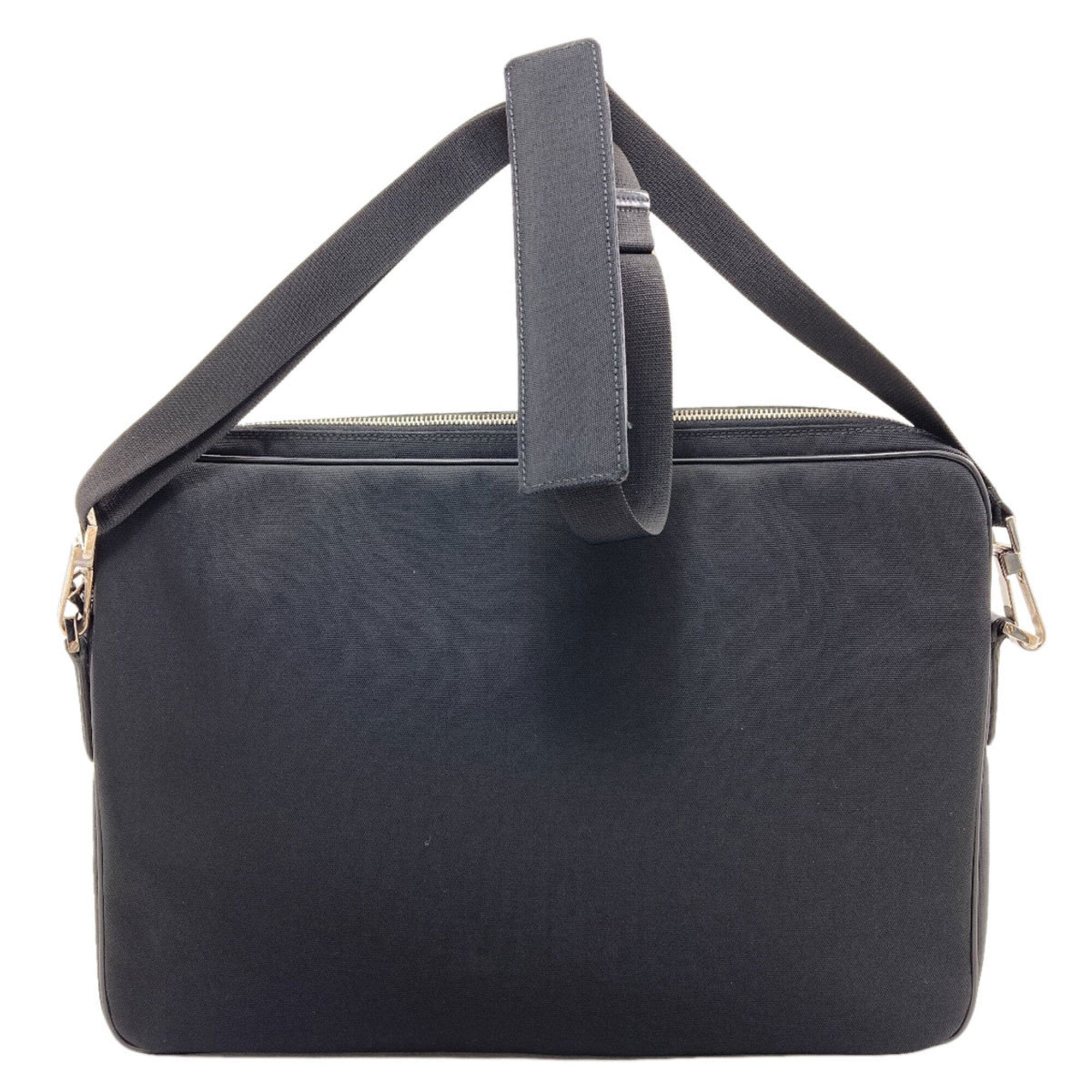 Gucci Black Nylon Canvas Shoulder Bag (Pre-Owned)