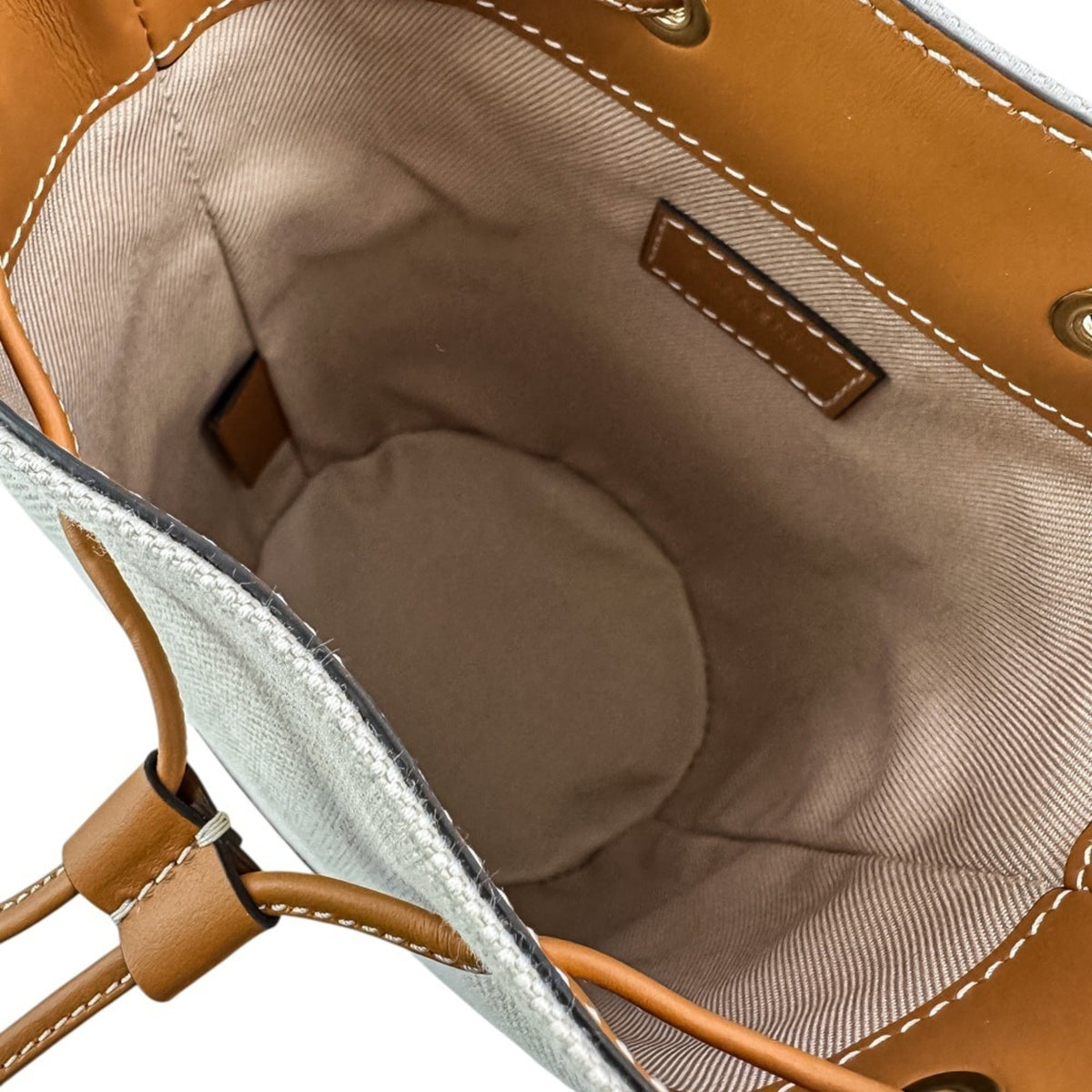 Burberry Brown Canvas Leather Shoulder Bag (Pre-Owned)