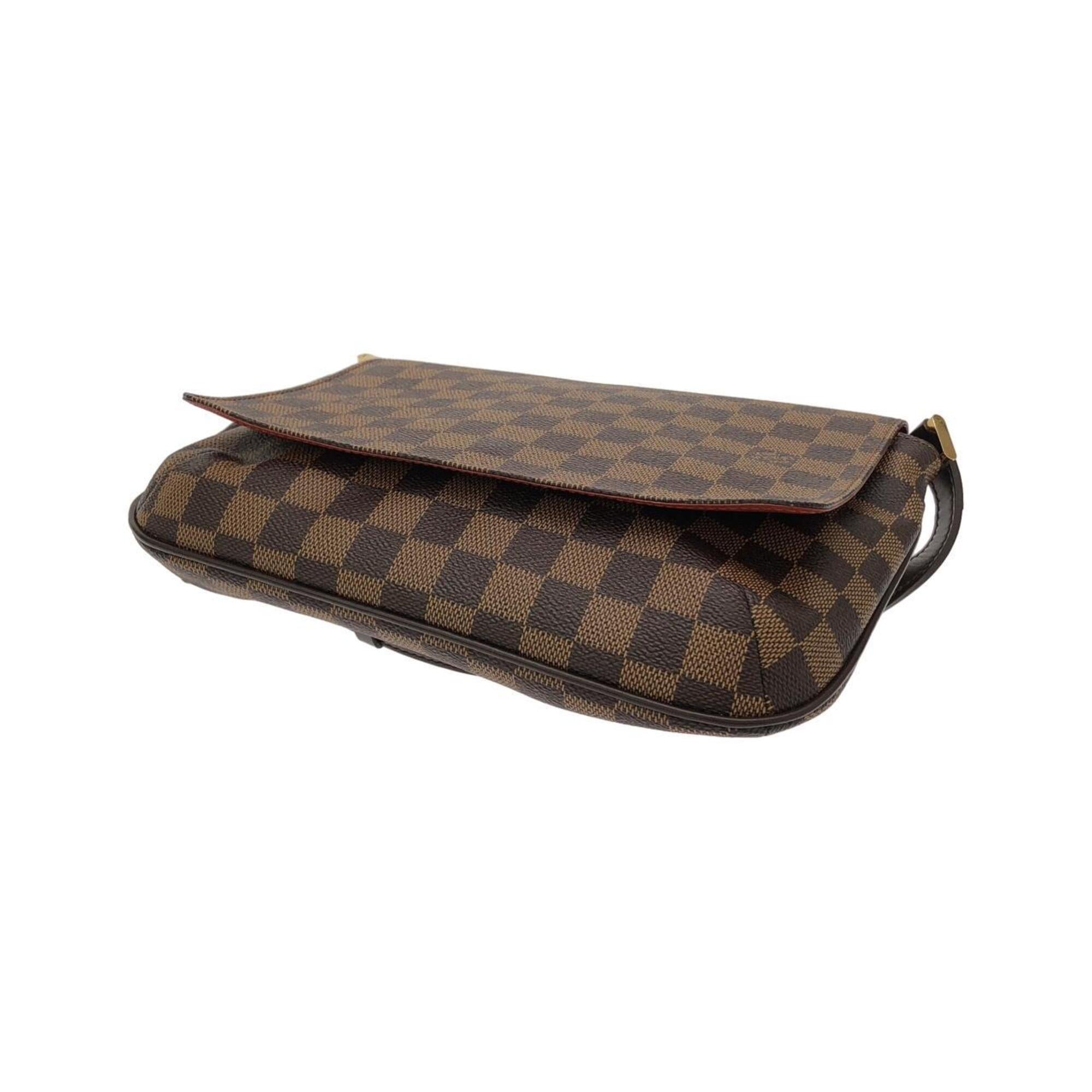 Louis Vuitton Brown Coated Canvas Shoulder Bag (Pre-Owned)