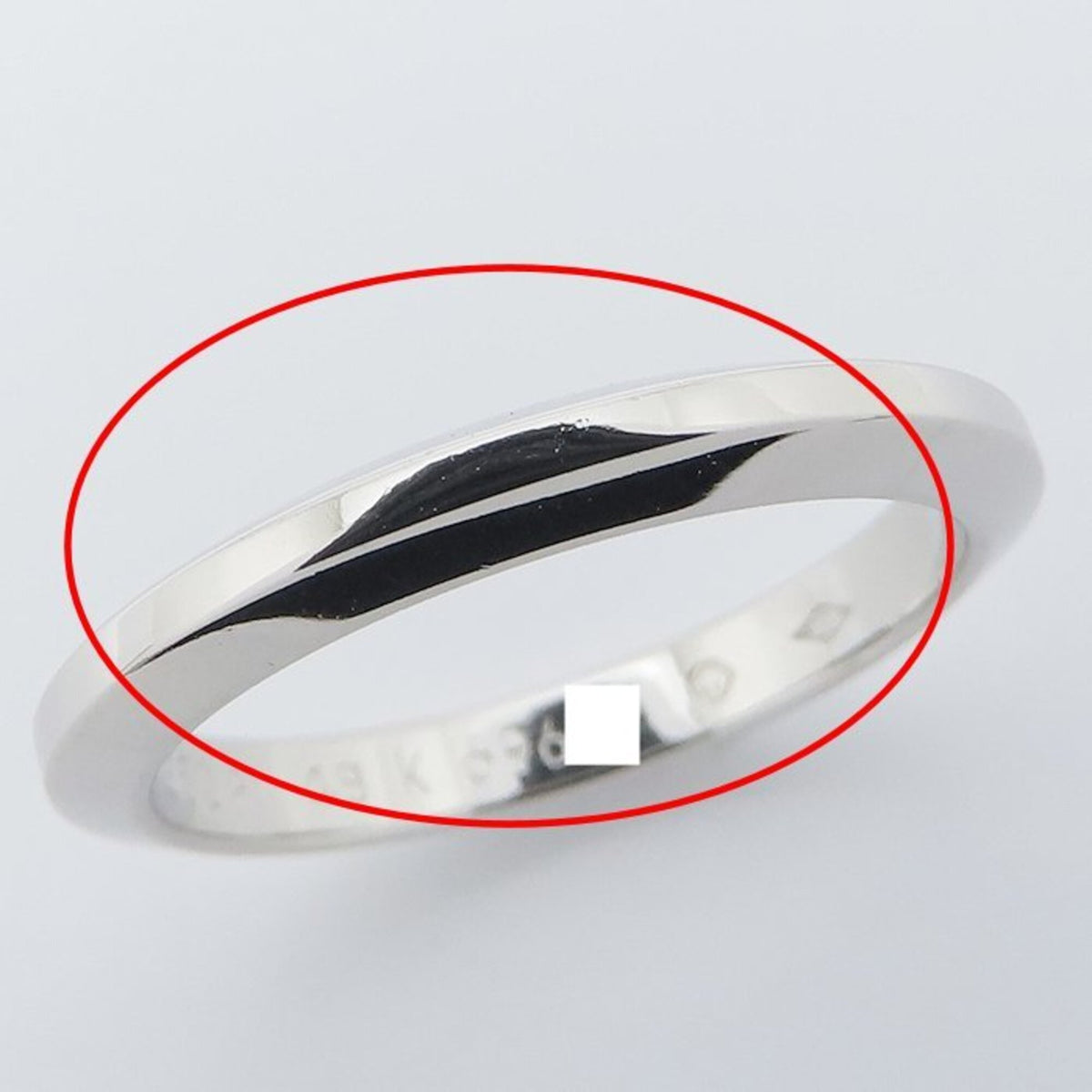 Cartier Platinum 950 Band Ring (Pre-Owned)