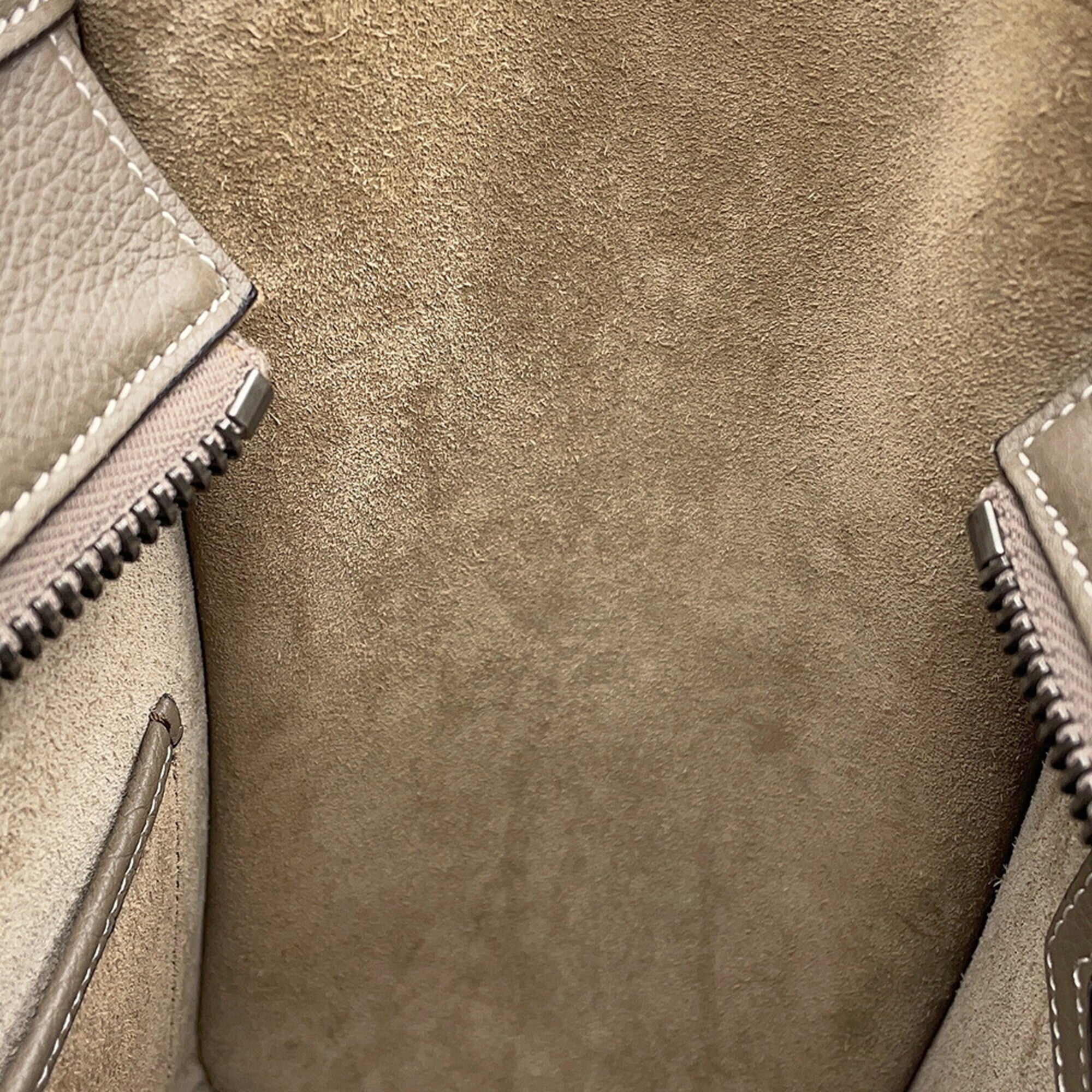 Celine Grayish Leather Handbag (Pre-Owned)