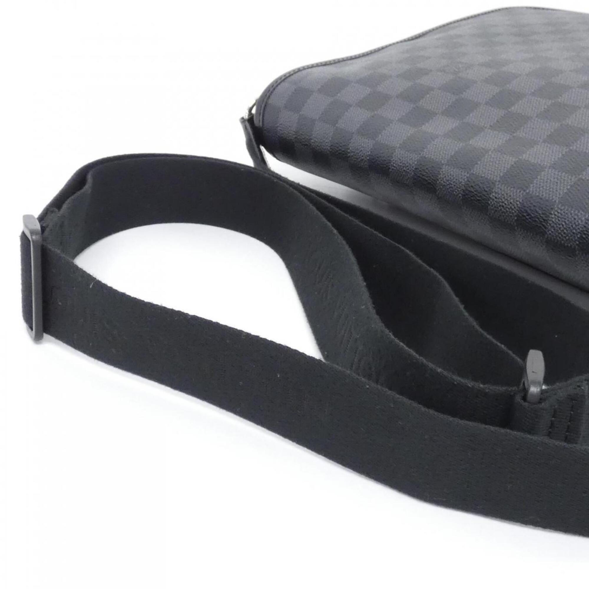 Louis Vuitton Graphite Coated Canvas Shoulder Bag (Pre-Owned)