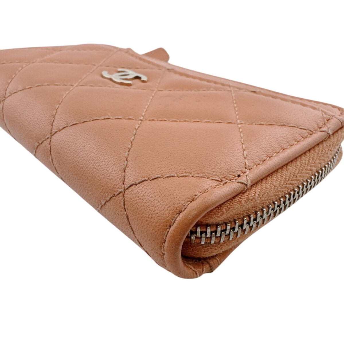 Chanel Orange Coin Purse/Coin Case (Pre-Owned)