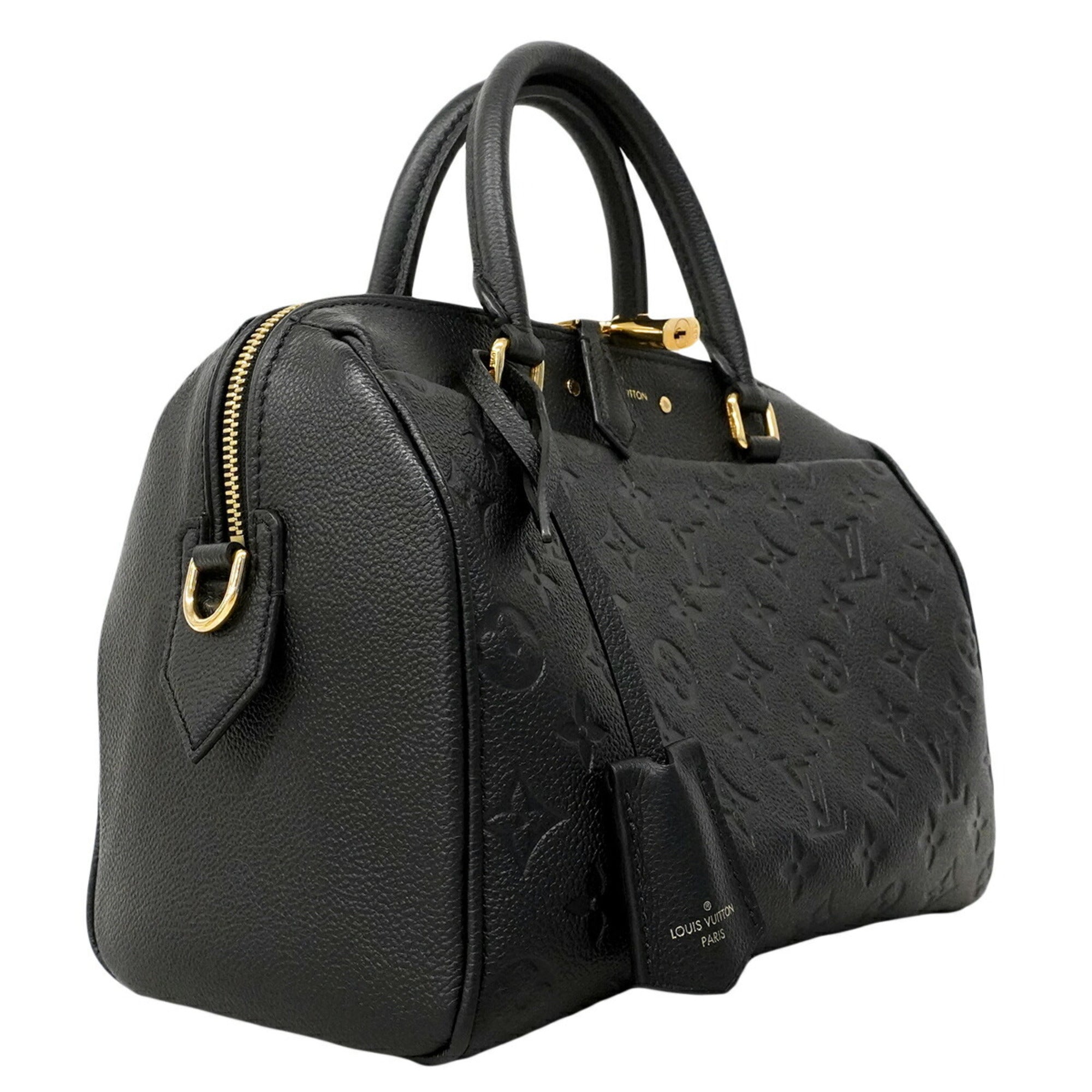 Louis Vuitton Noir Handbag (Pre-Owned)