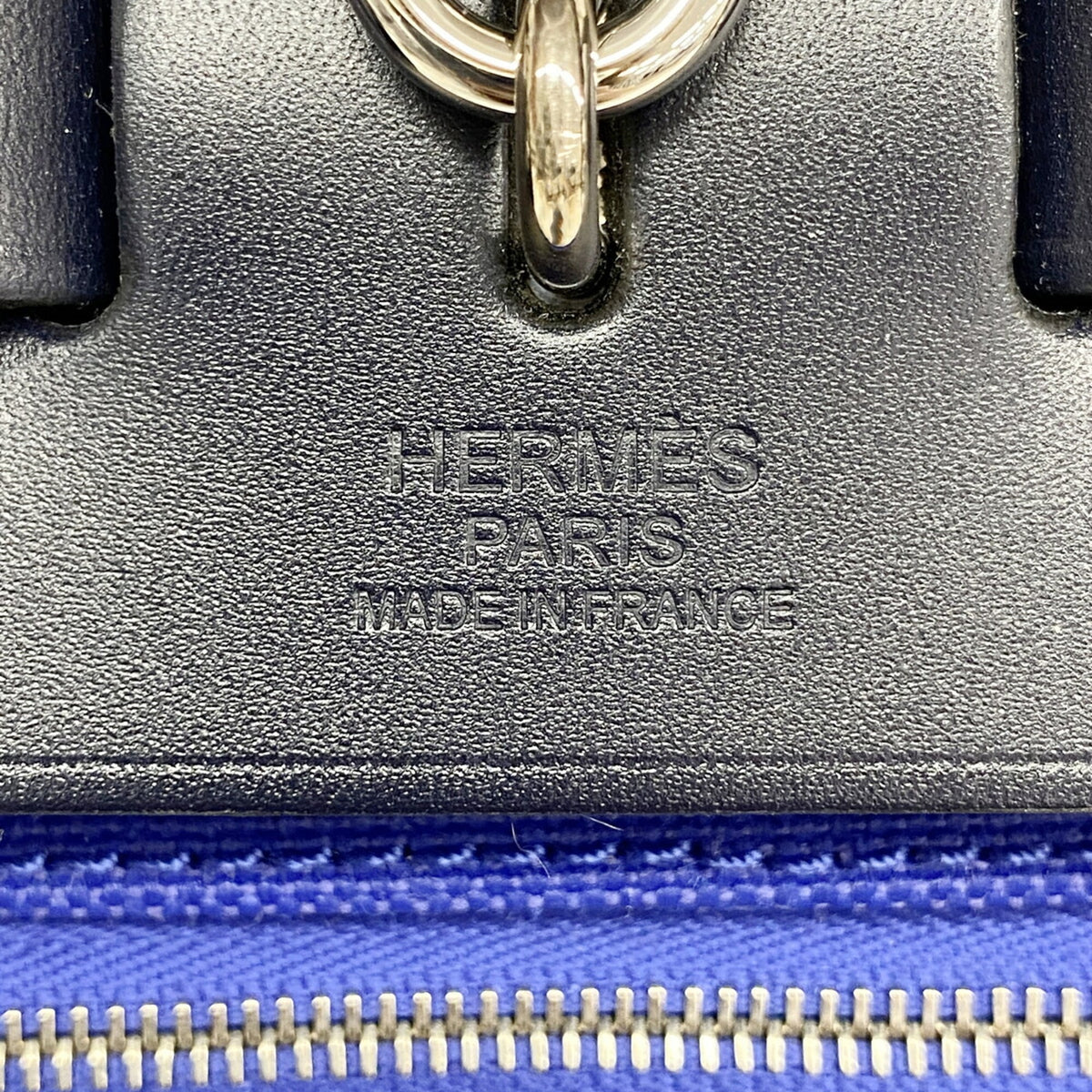 Hermes Black Blue Handbag (Pre-Owned)