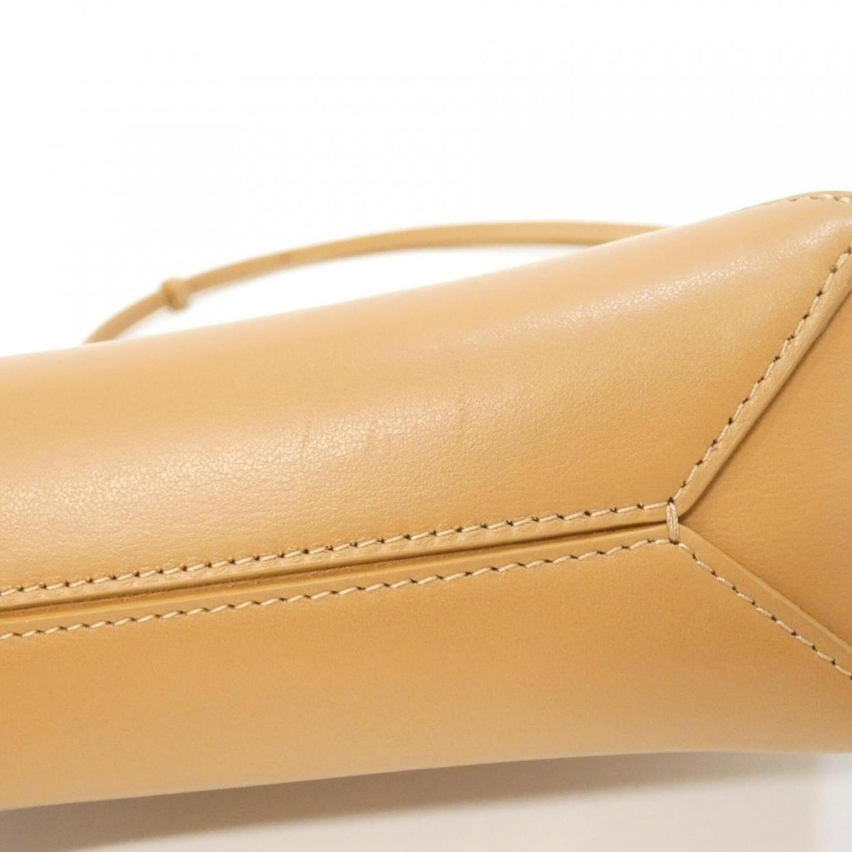 Loewe Beige Leather Handbag Pouch Shoulder Bag (Pre-Owned)