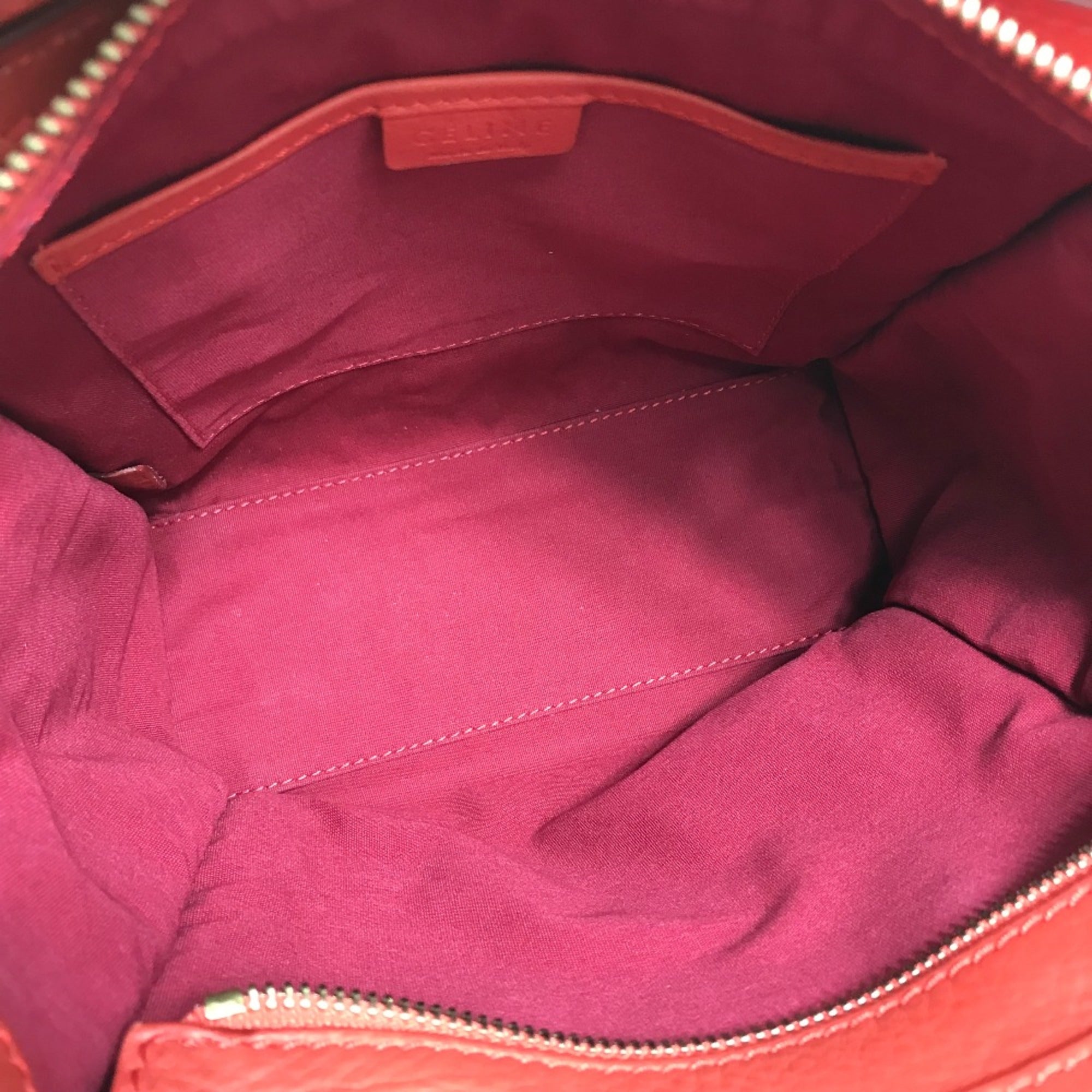 Celine Red Leather Handbag (Pre-Owned)