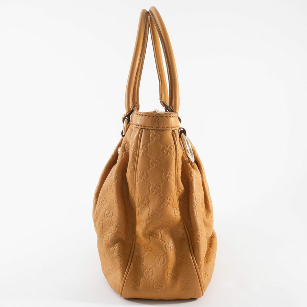 Gucci Brown Leather Handbag (Pre-Owned)
