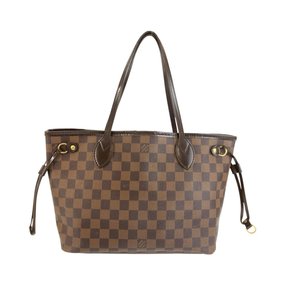 Louis Vuitton Brown Damier Canvas Pvc Leather Handbag Tote Bag (Pre-Owned)