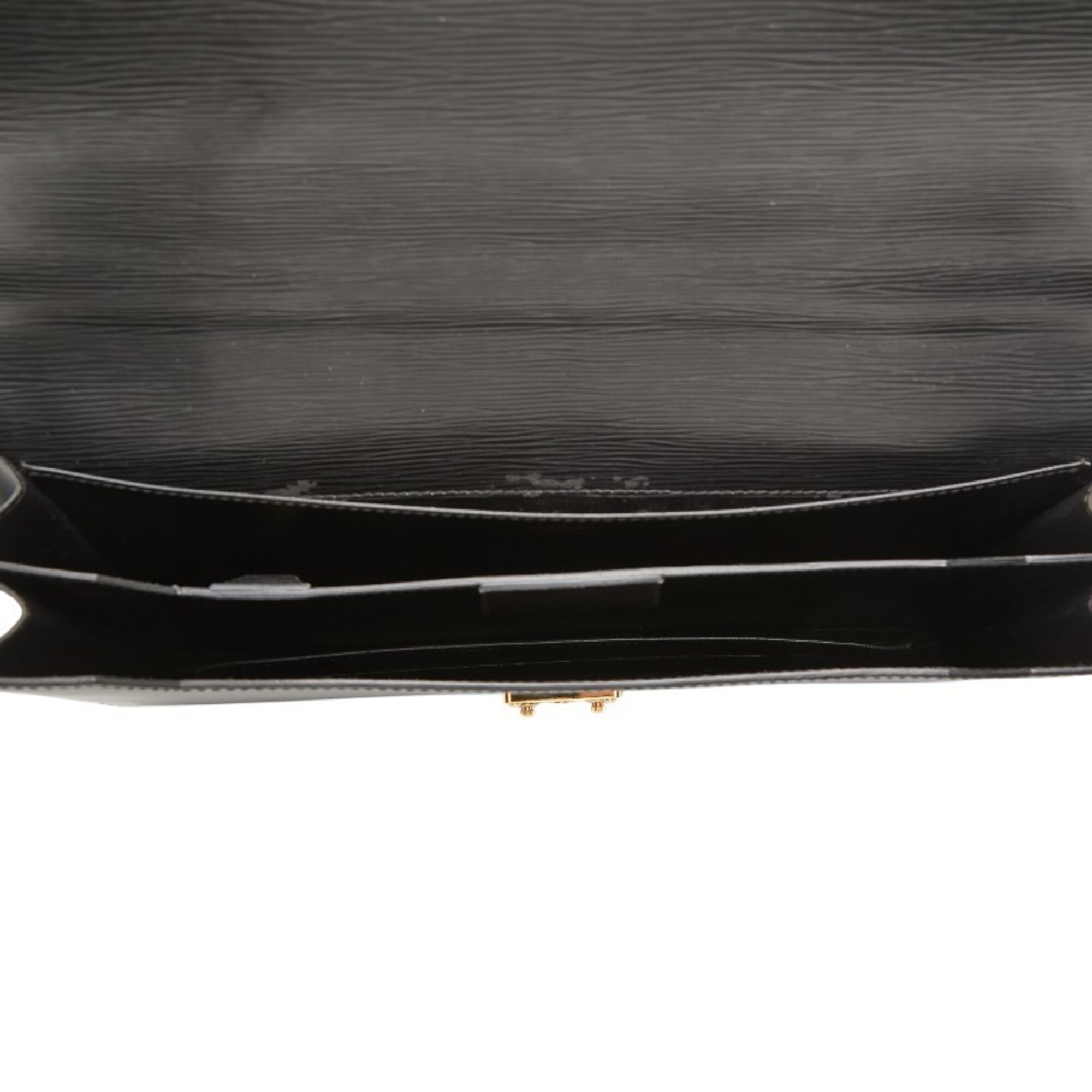 Louis Vuitton Black Noir Leather Briefcase (Pre-Owned)