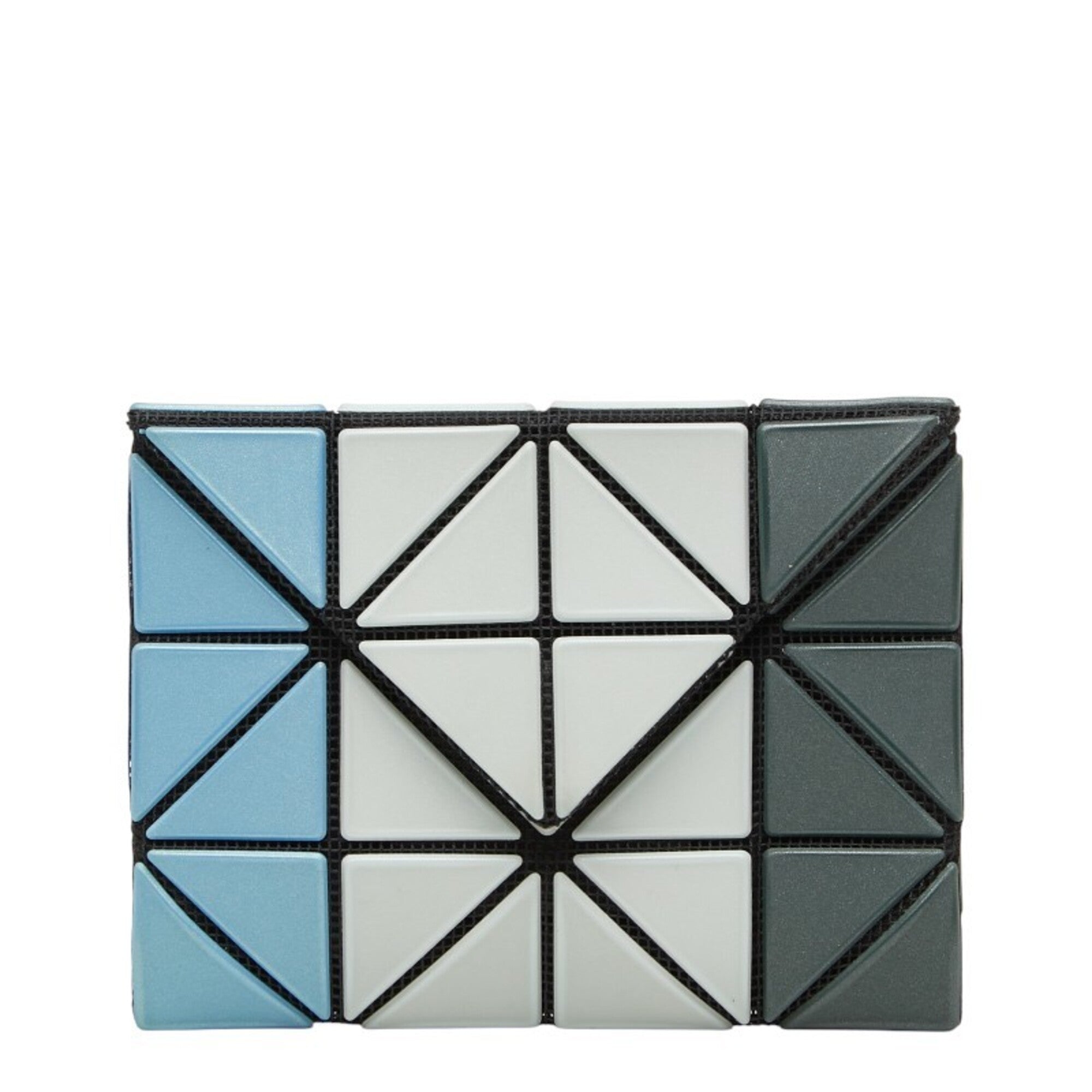 Issey Miyake Blue Gray Polyester Nylon Wallet (Bi-Fold) (Pre-Owned)