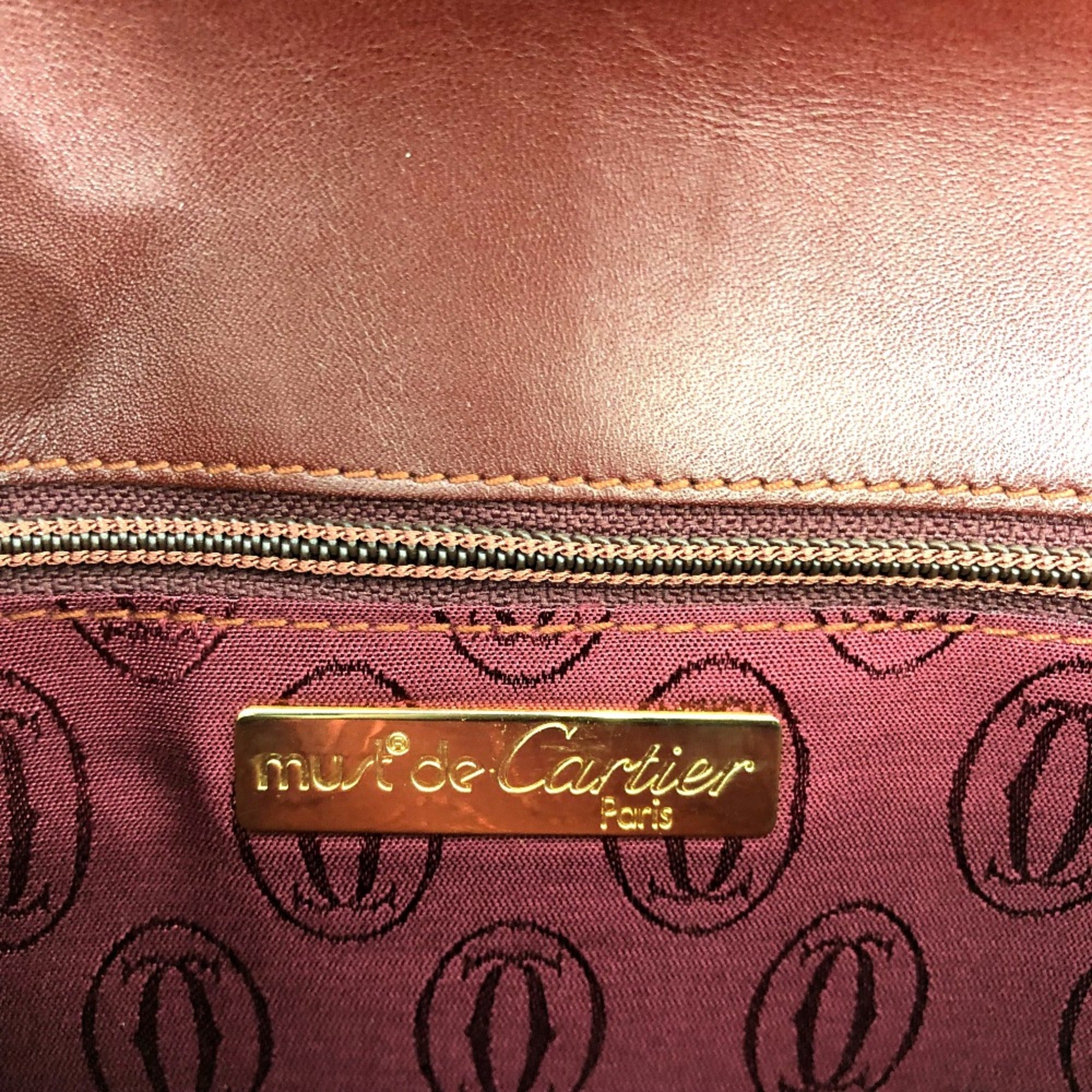 Cartier Other Leather Clutch Bag (Pre-Owned)