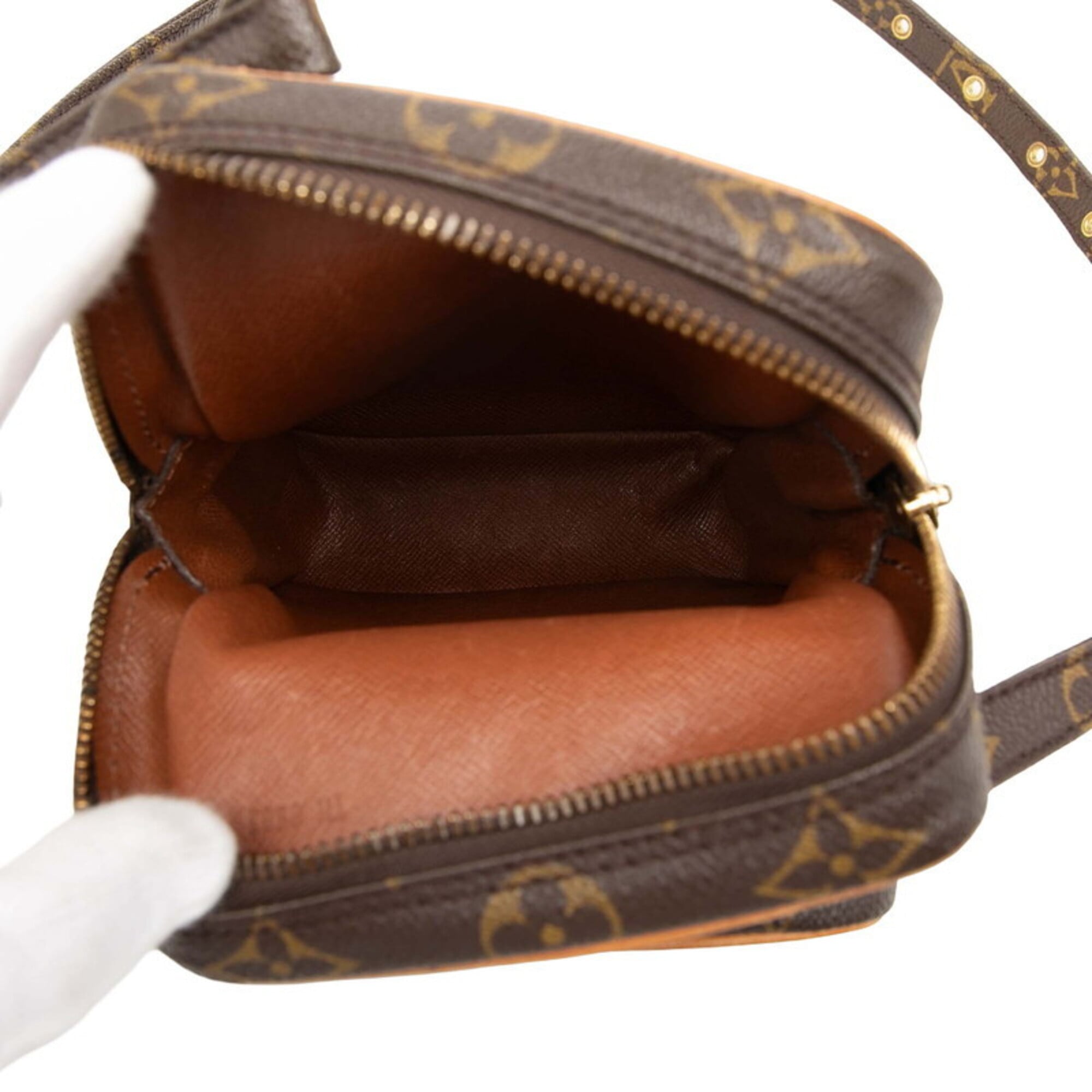 Louis Vuitton Brown Pvc Leather Shoulder Bag (Pre-Owned)